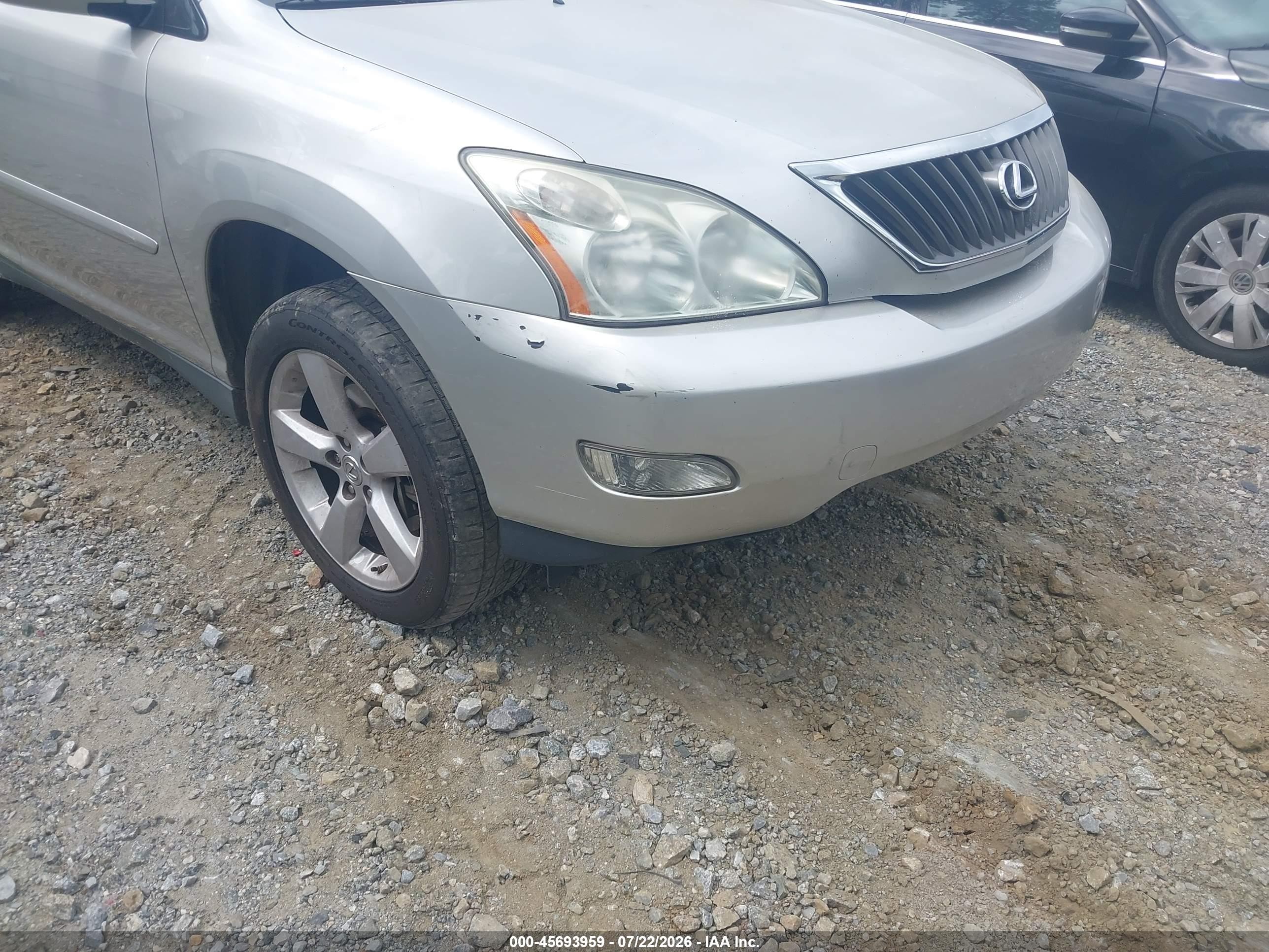 2008 Lexus Rx 350   Silver vin: 2T2GK31U28C034823