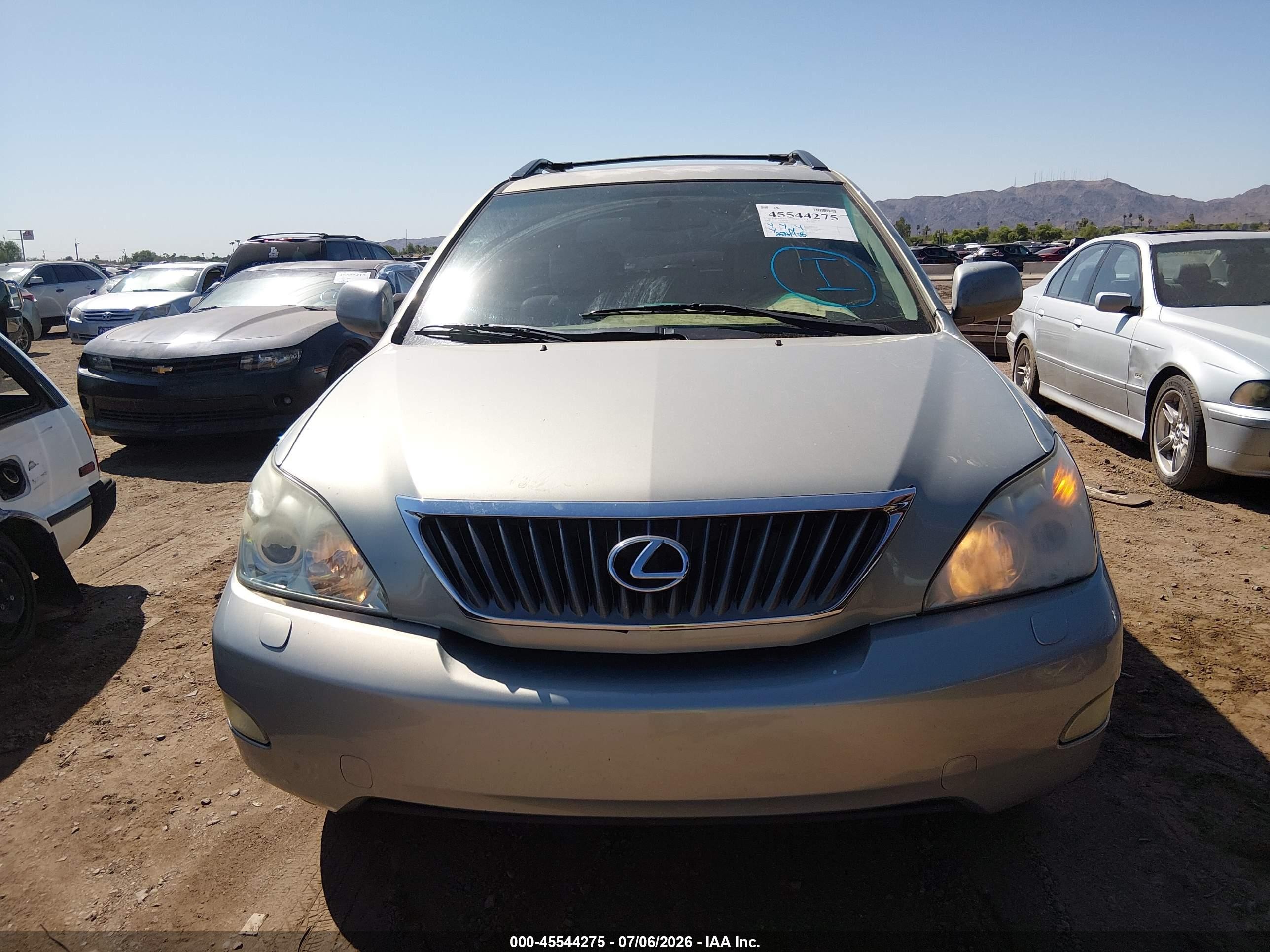 2008 Lexus Rx 350   Silver vin: 2T2GK31U28C037043