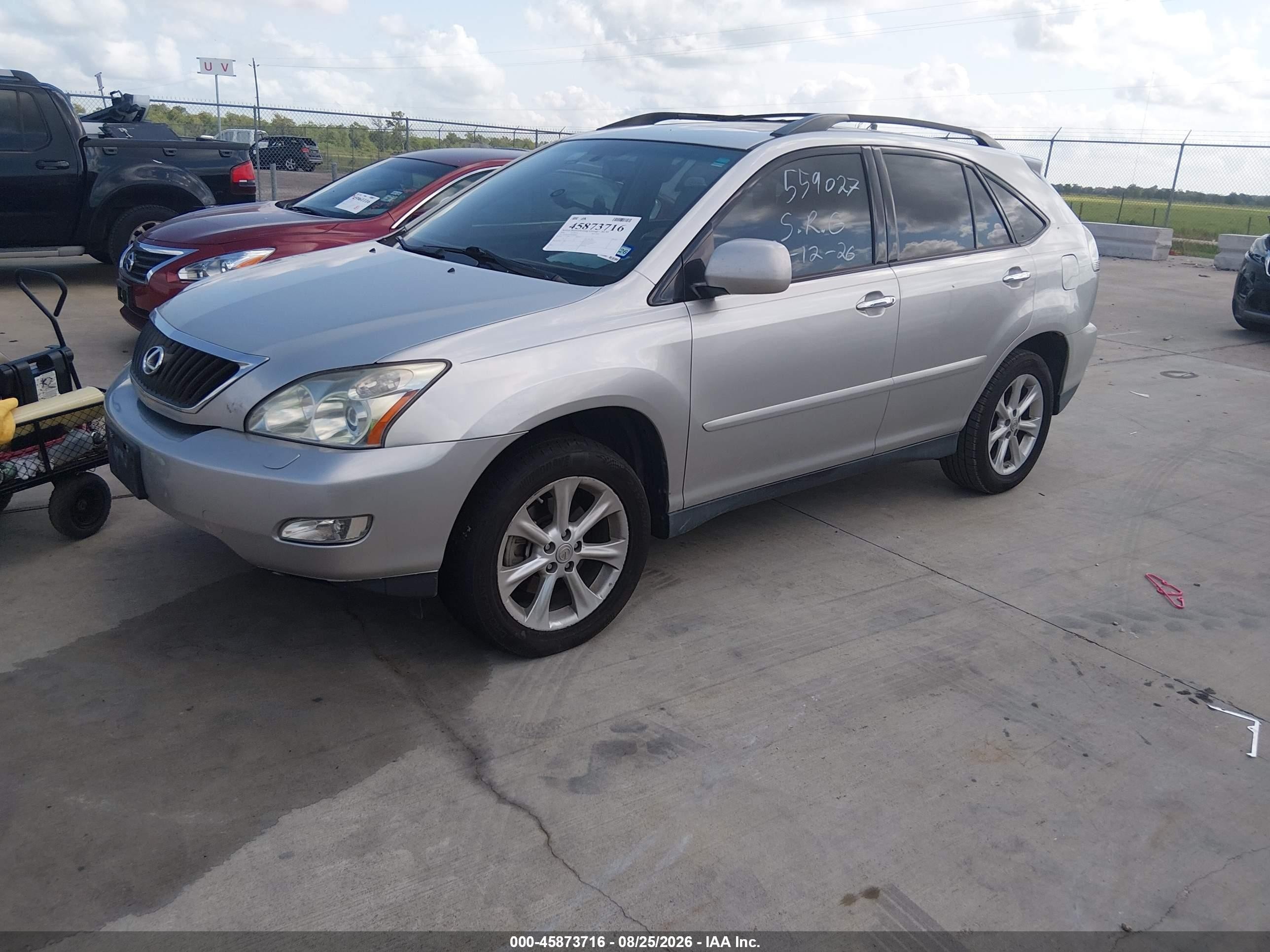 2008 Lexus Rx 350   Silver vin: 2T2GK31U28C040847