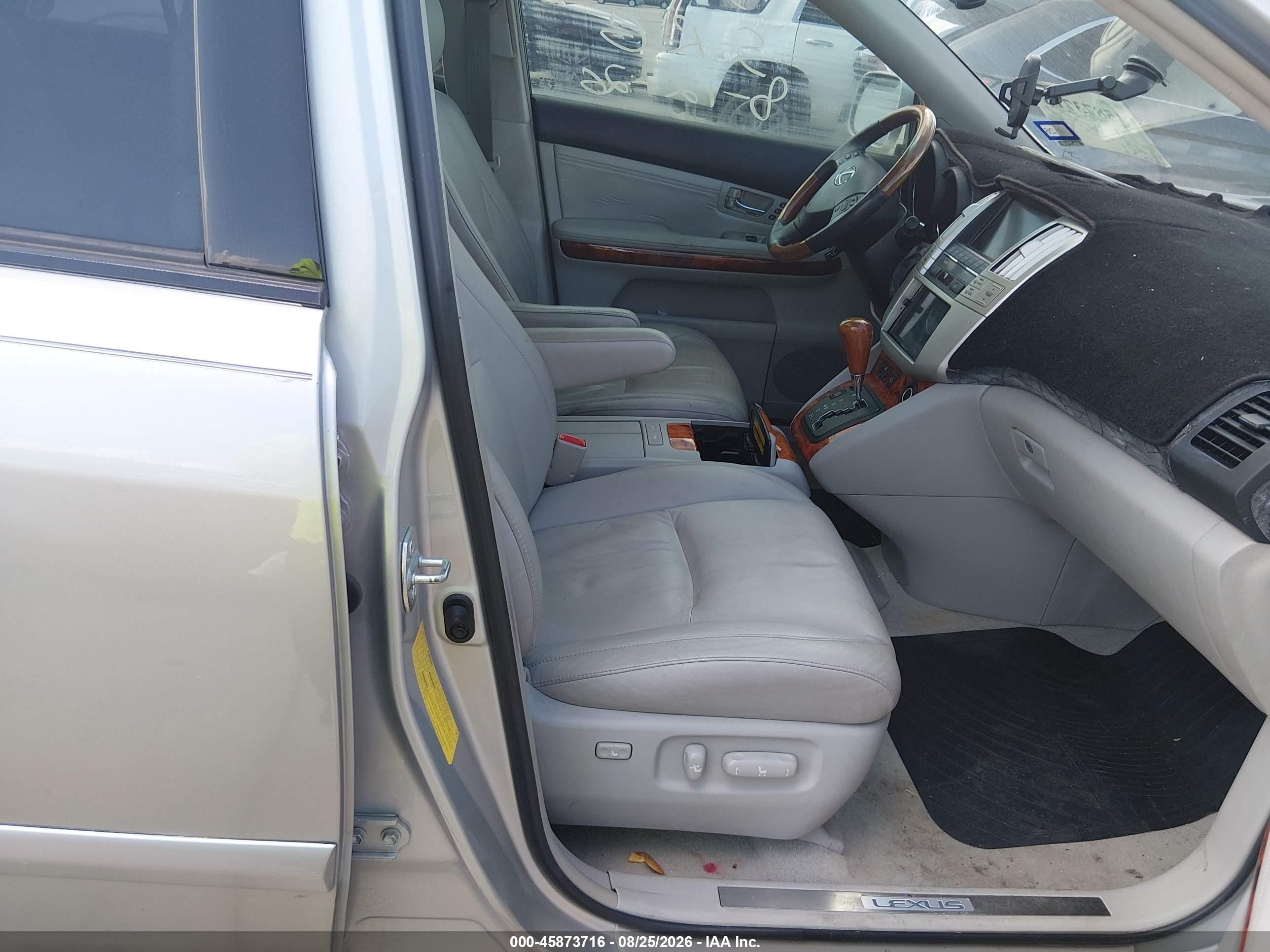 2008 Lexus Rx 350   Silver vin: 2T2GK31U28C040847