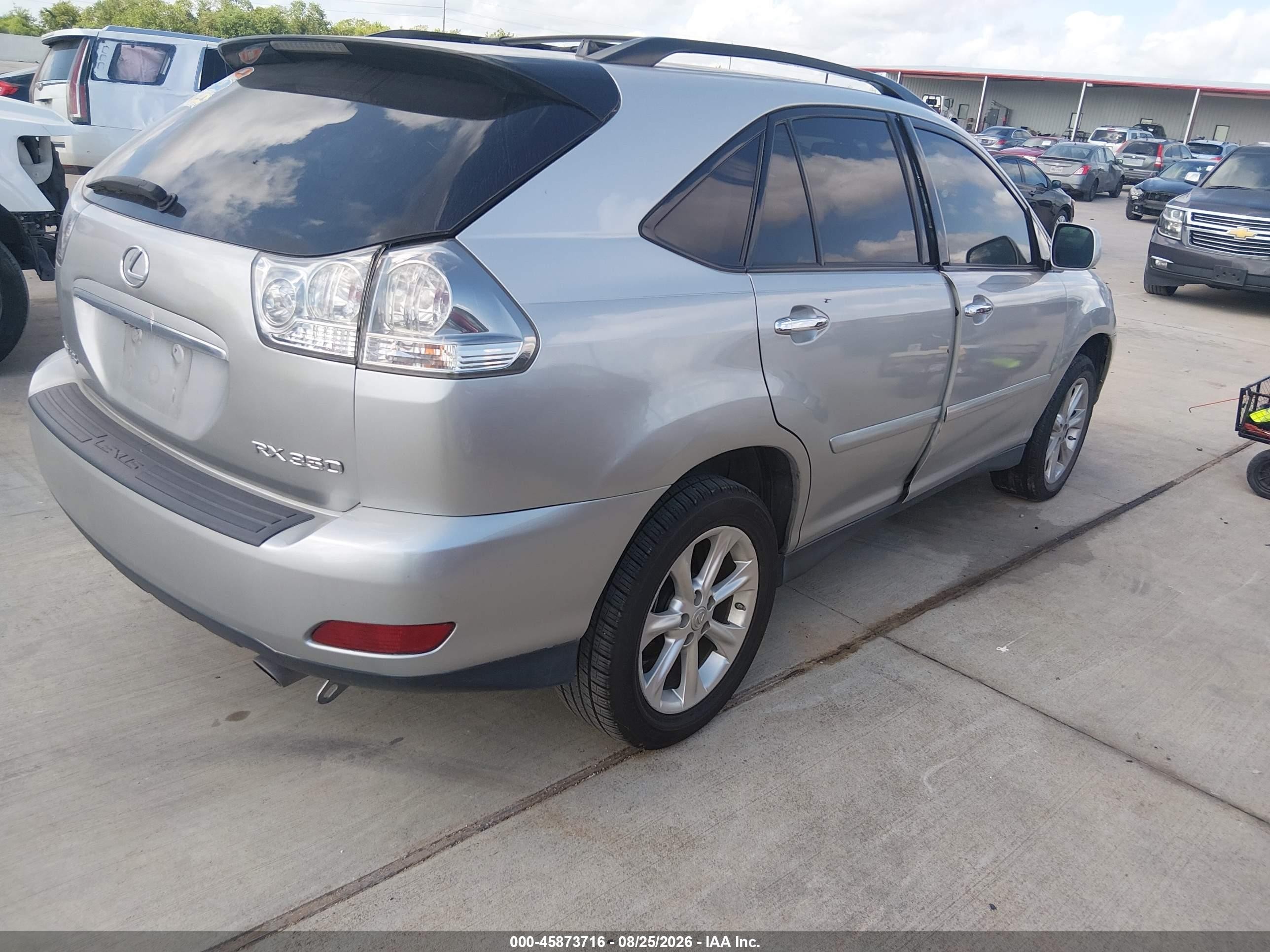 2008 Lexus Rx 350   Silver vin: 2T2GK31U28C040847