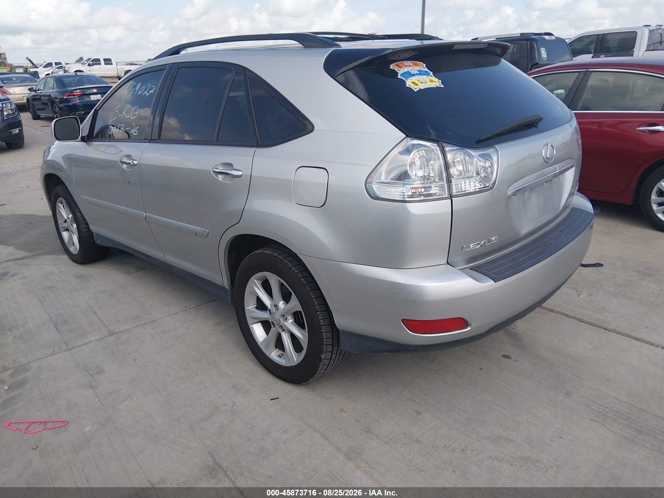2008 Lexus Rx 350   Silver vin: 2T2GK31U28C040847