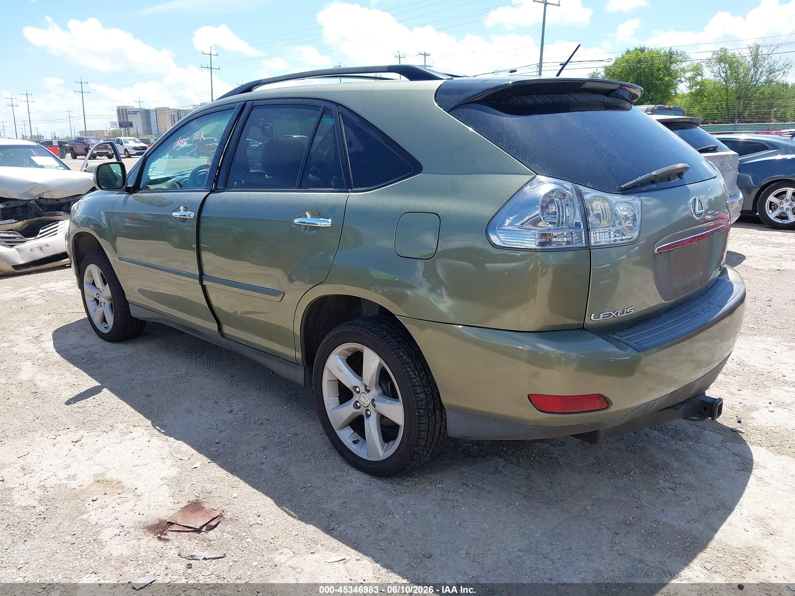 2008 Lexus Rx 350   Green vin: 2T2GK31U28C042338