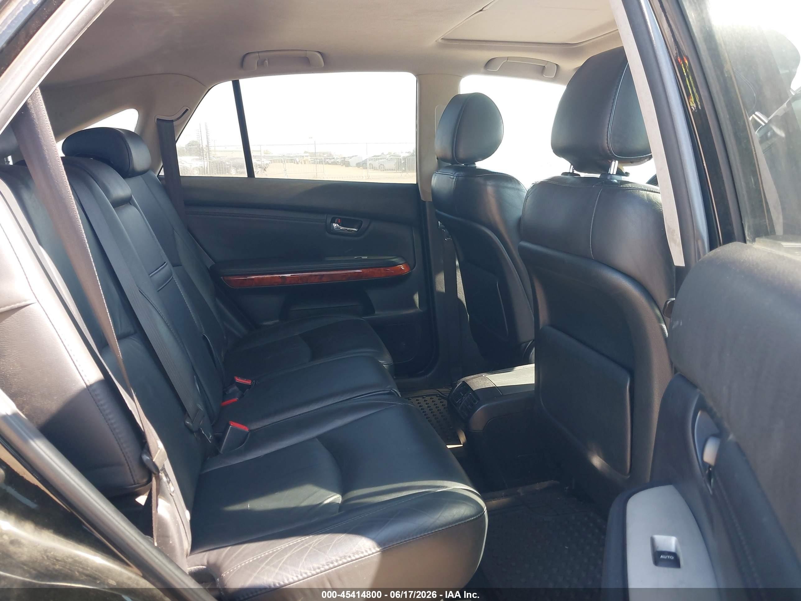 2008 Lexus Rx 350 Black vin: 2T2GK31U28C043120