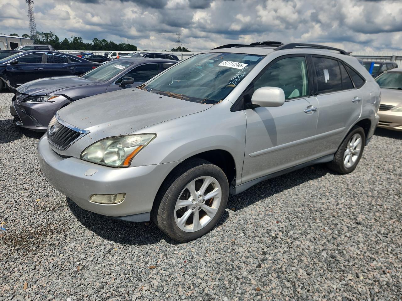 2008 Lexus Rx 350 Silver vin: 2T2GK31U28C055137