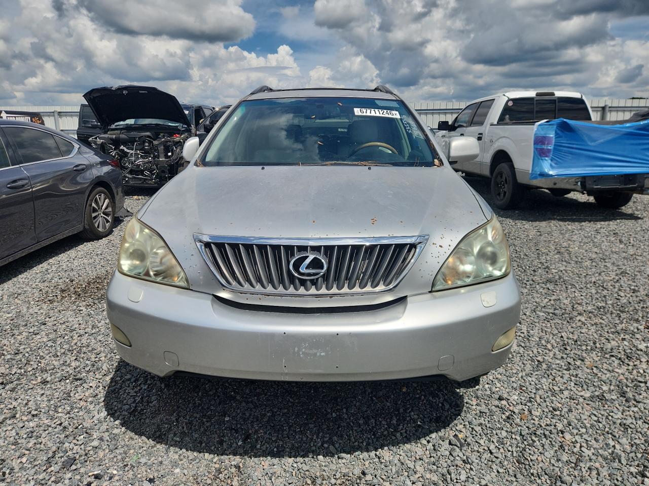 2008 Lexus Rx 350 Silver vin: 2T2GK31U28C055137