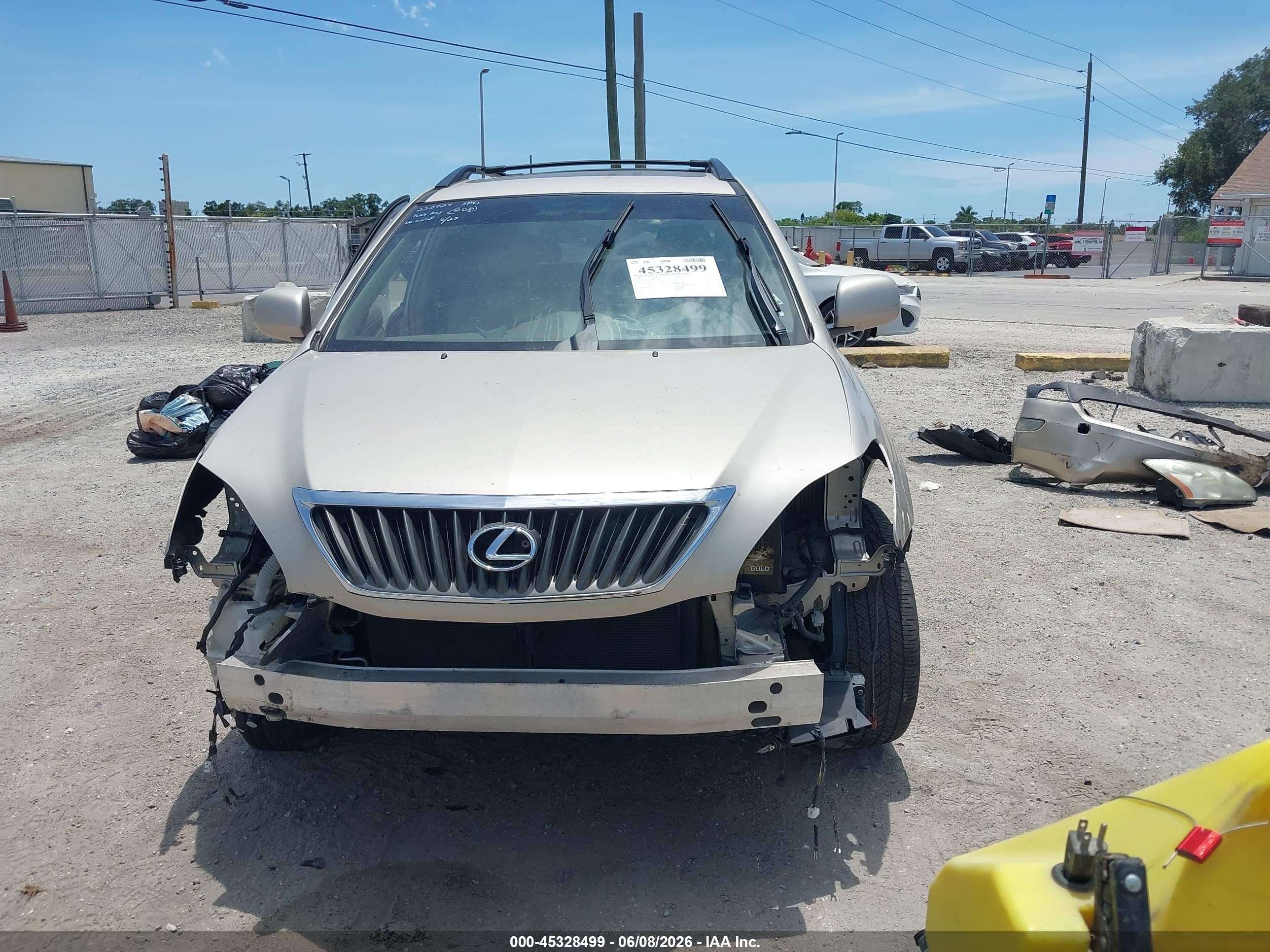 2008 Lexus Rx 350   Champagne vin: 2T2GK31U28C056059