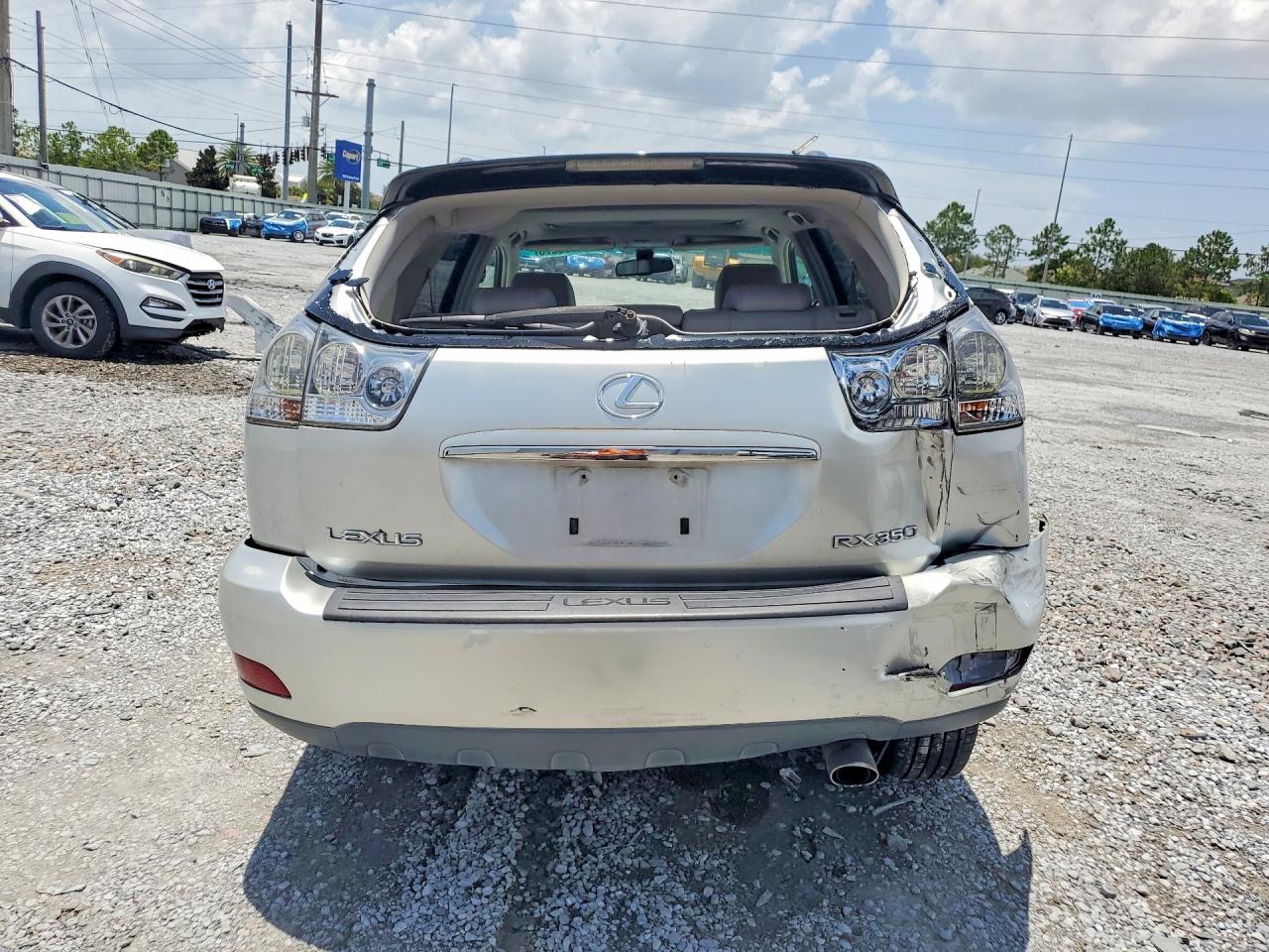 2008 Lexus Rx 350 Silver vin: 2T2GK31U28C056479