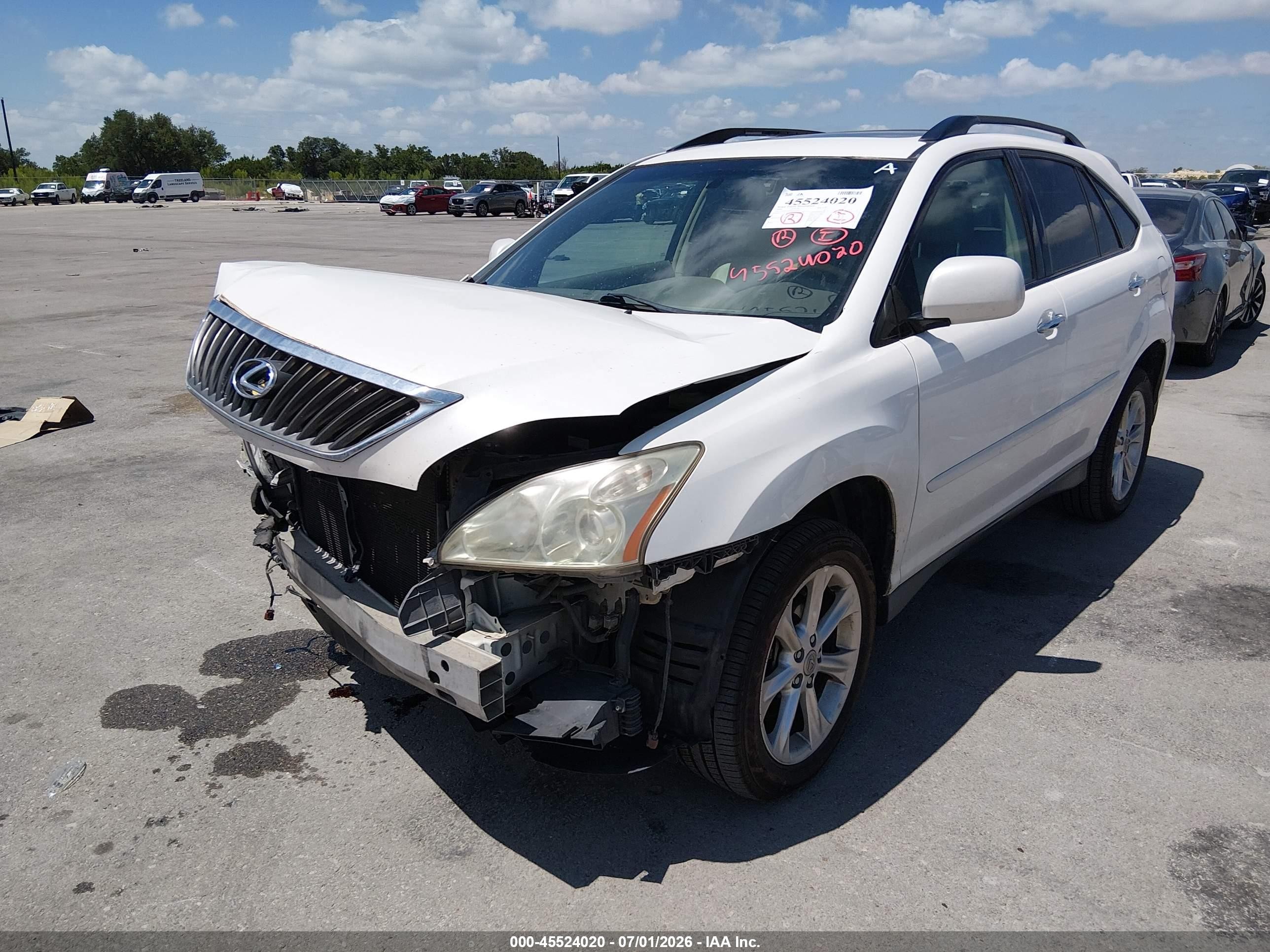 2009 Lexus Rx 350   Белый vin: 2T2GK31U29C057214