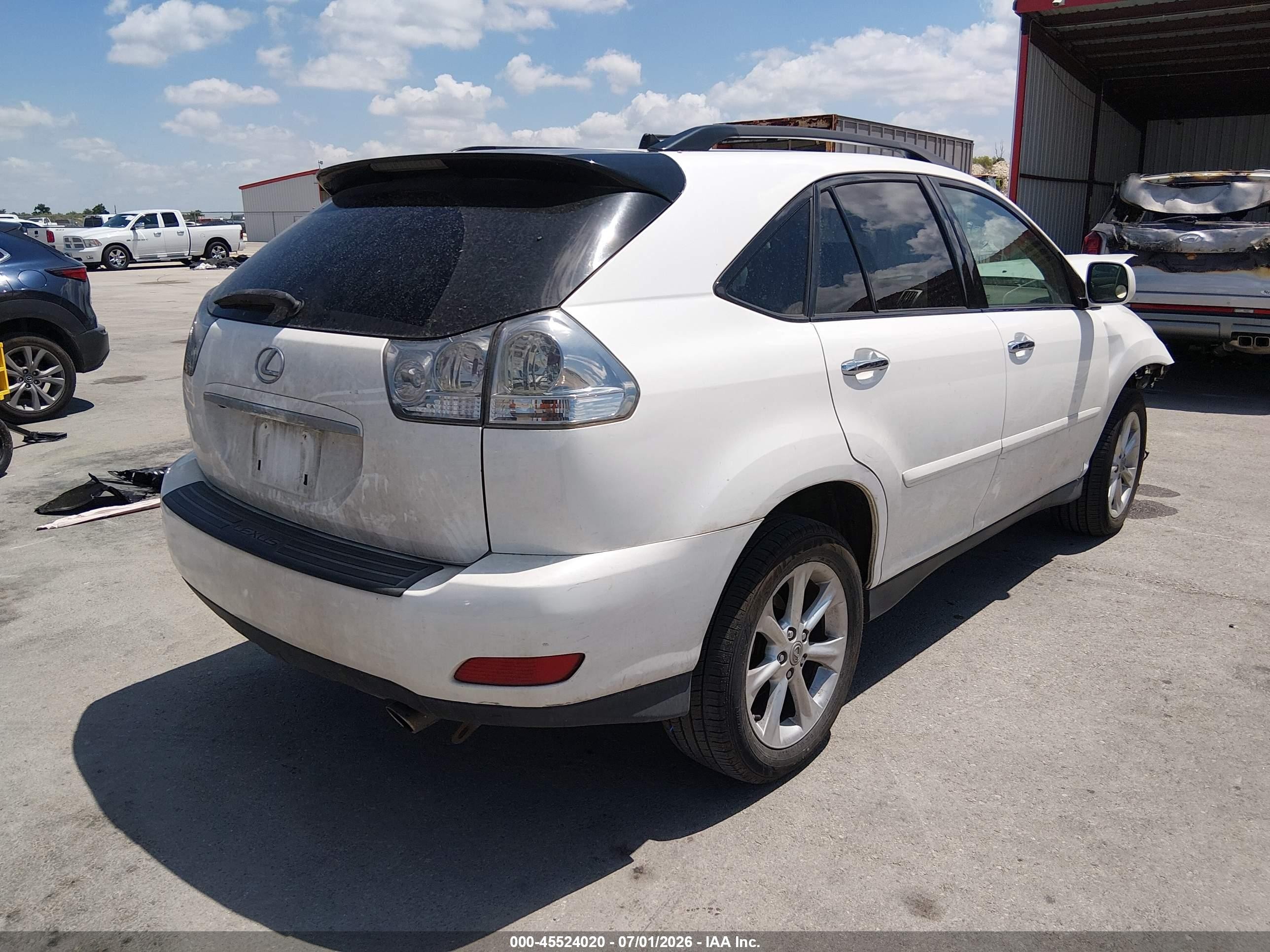 2009 Lexus Rx 350   Белый vin: 2T2GK31U29C057214