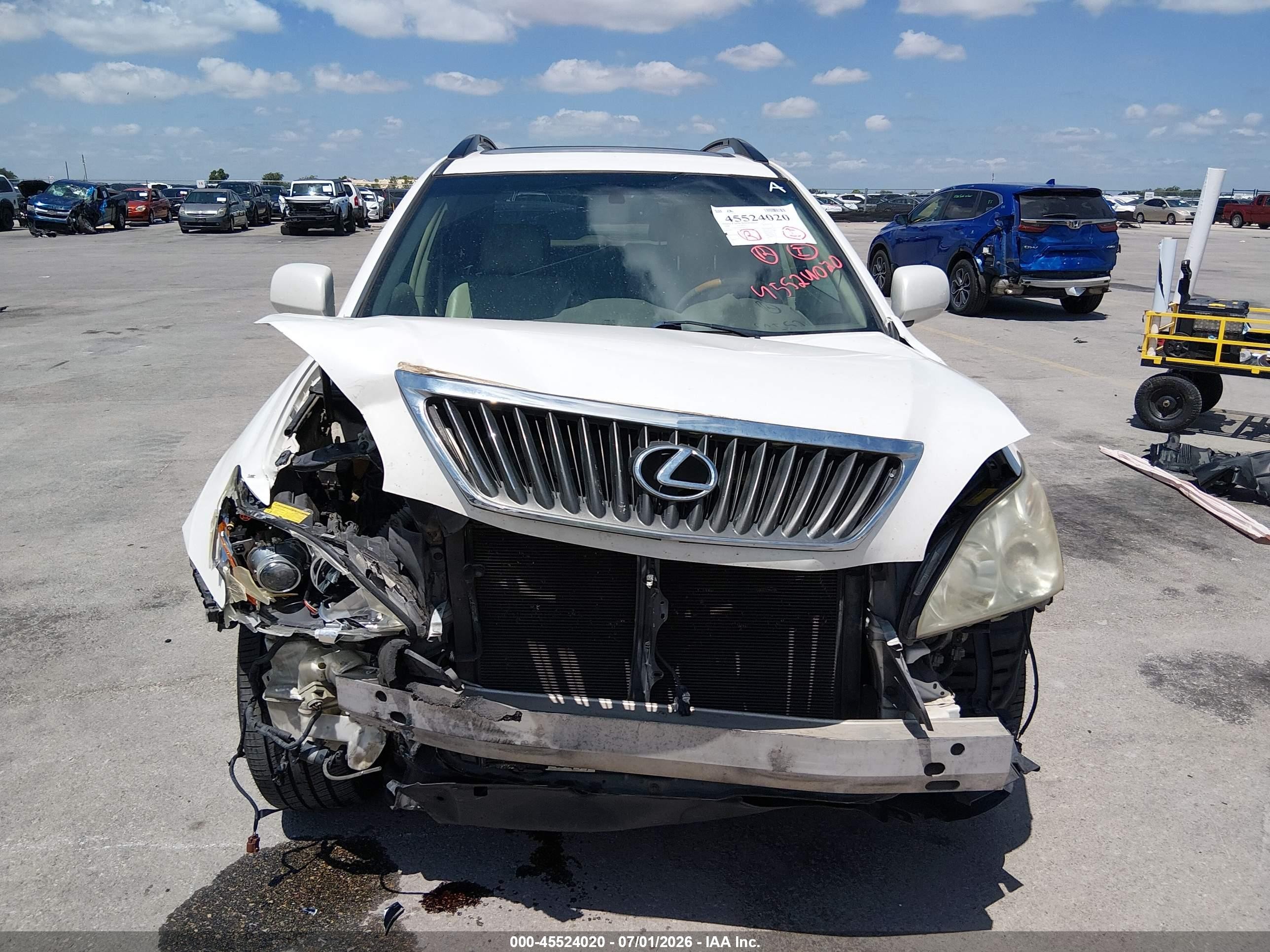 2009 Lexus Rx 350   Белый vin: 2T2GK31U29C057214