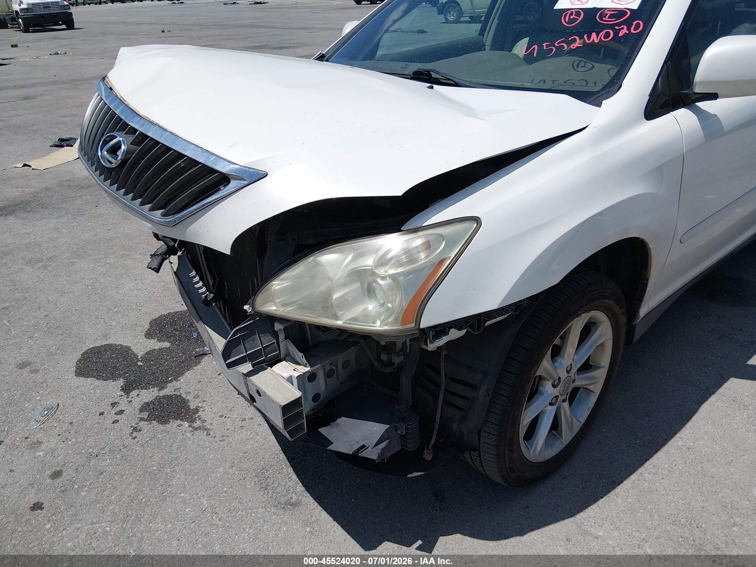 2009 Lexus Rx 350   Белый vin: 2T2GK31U29C057214