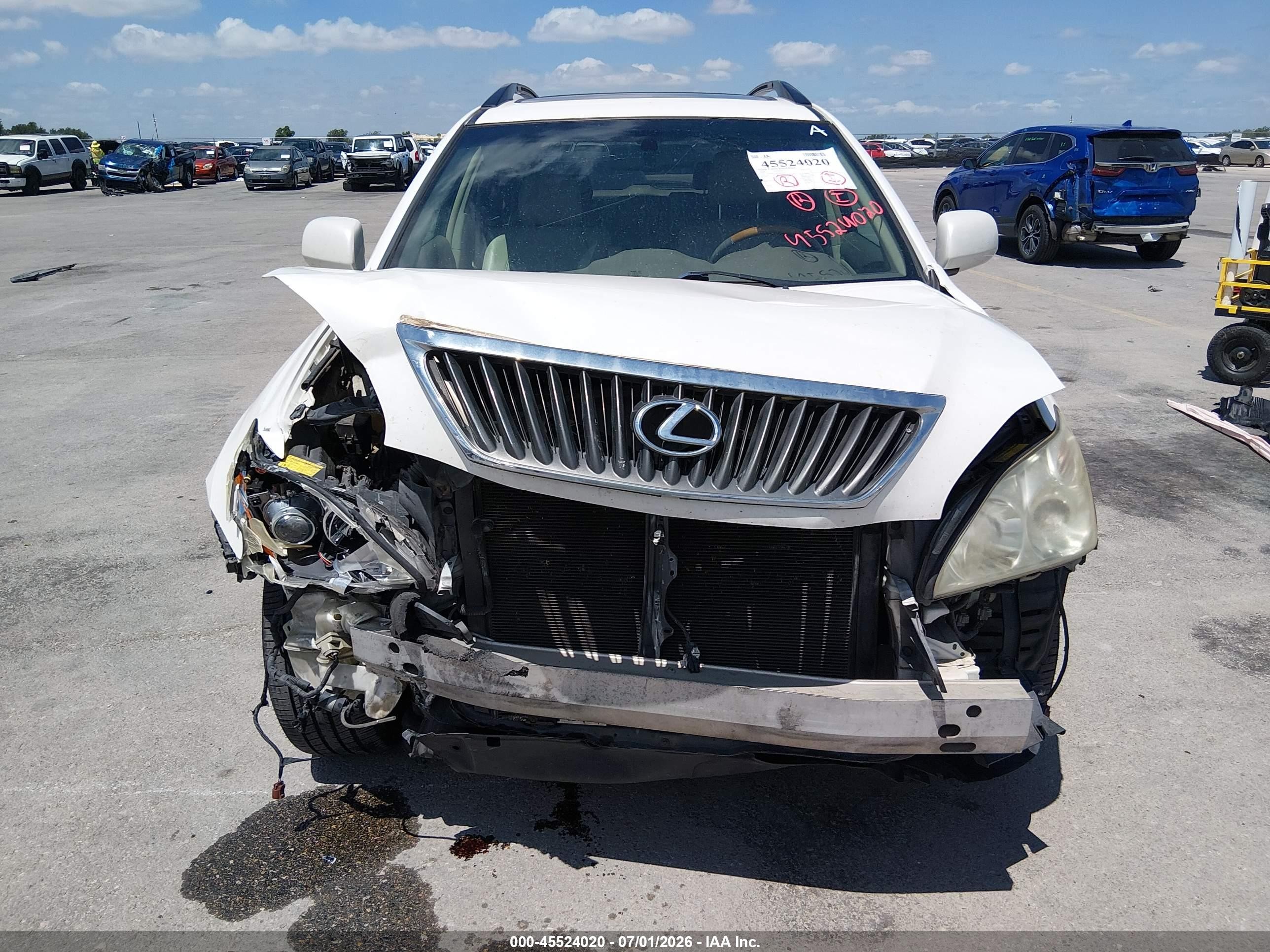 2009 Lexus Rx 350   Белый vin: 2T2GK31U29C057214
