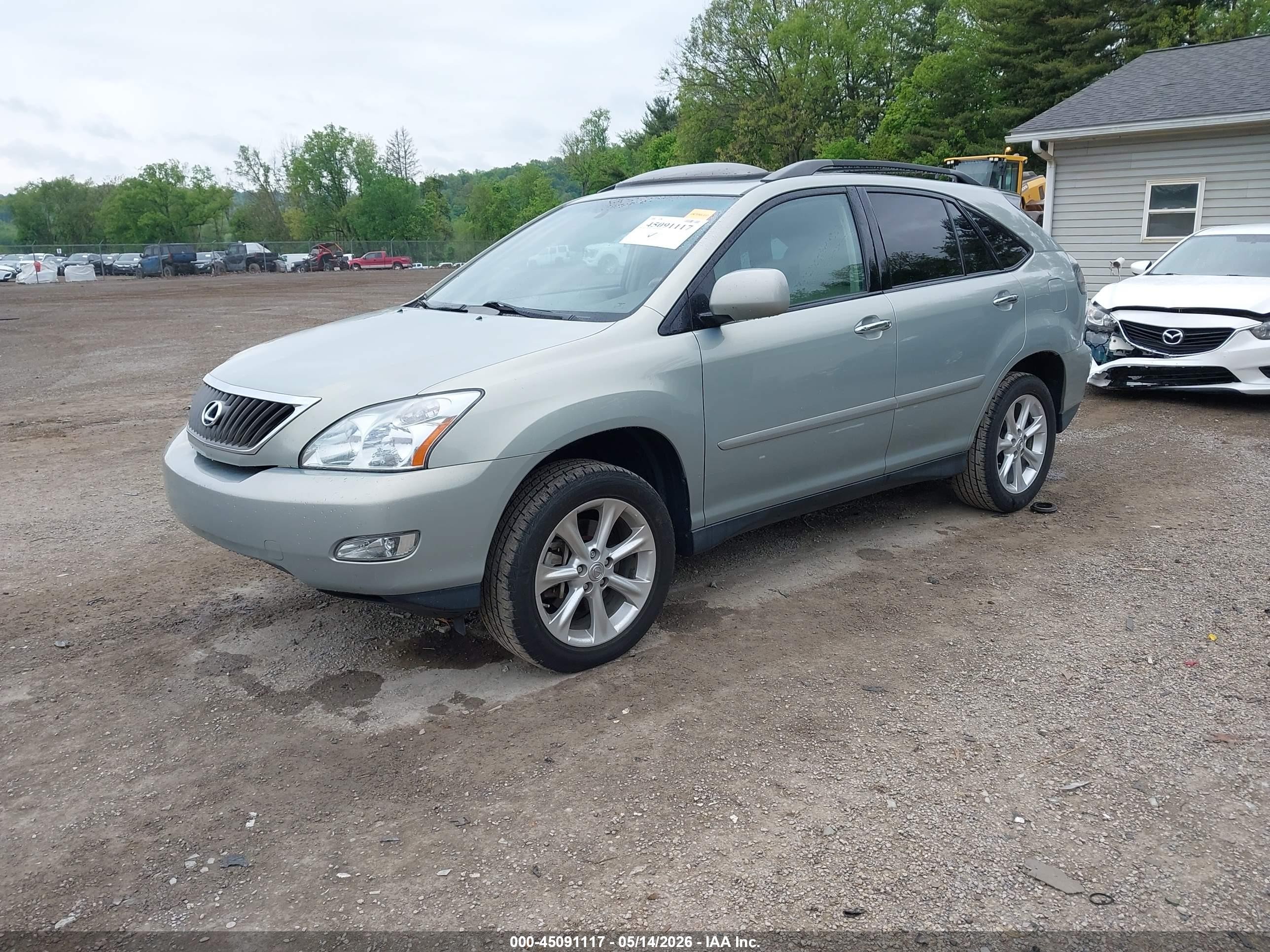 2009 Lexus Rx 350   Gray vin: 2T2GK31U29C057844