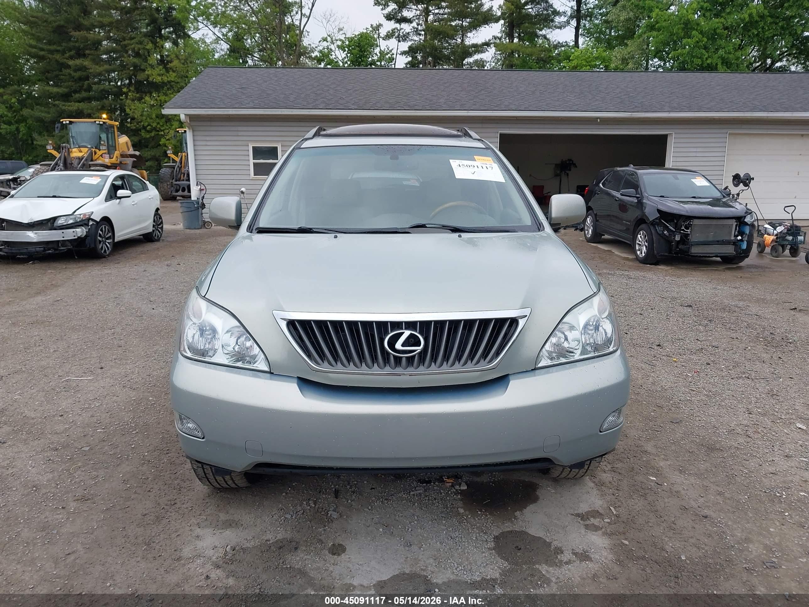 2009 Lexus Rx 350   Gray vin: 2T2GK31U29C057844