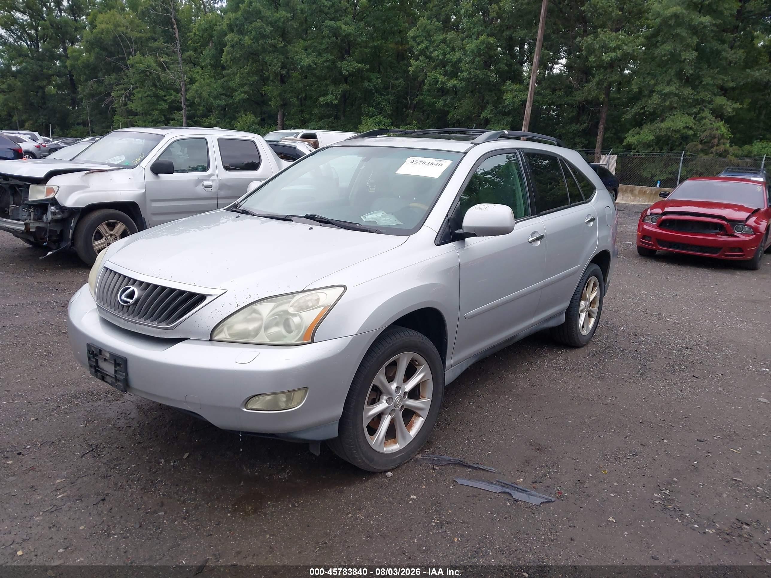 2009 Lexus Rx 350   Silver vin: 2T2GK31U29C059030