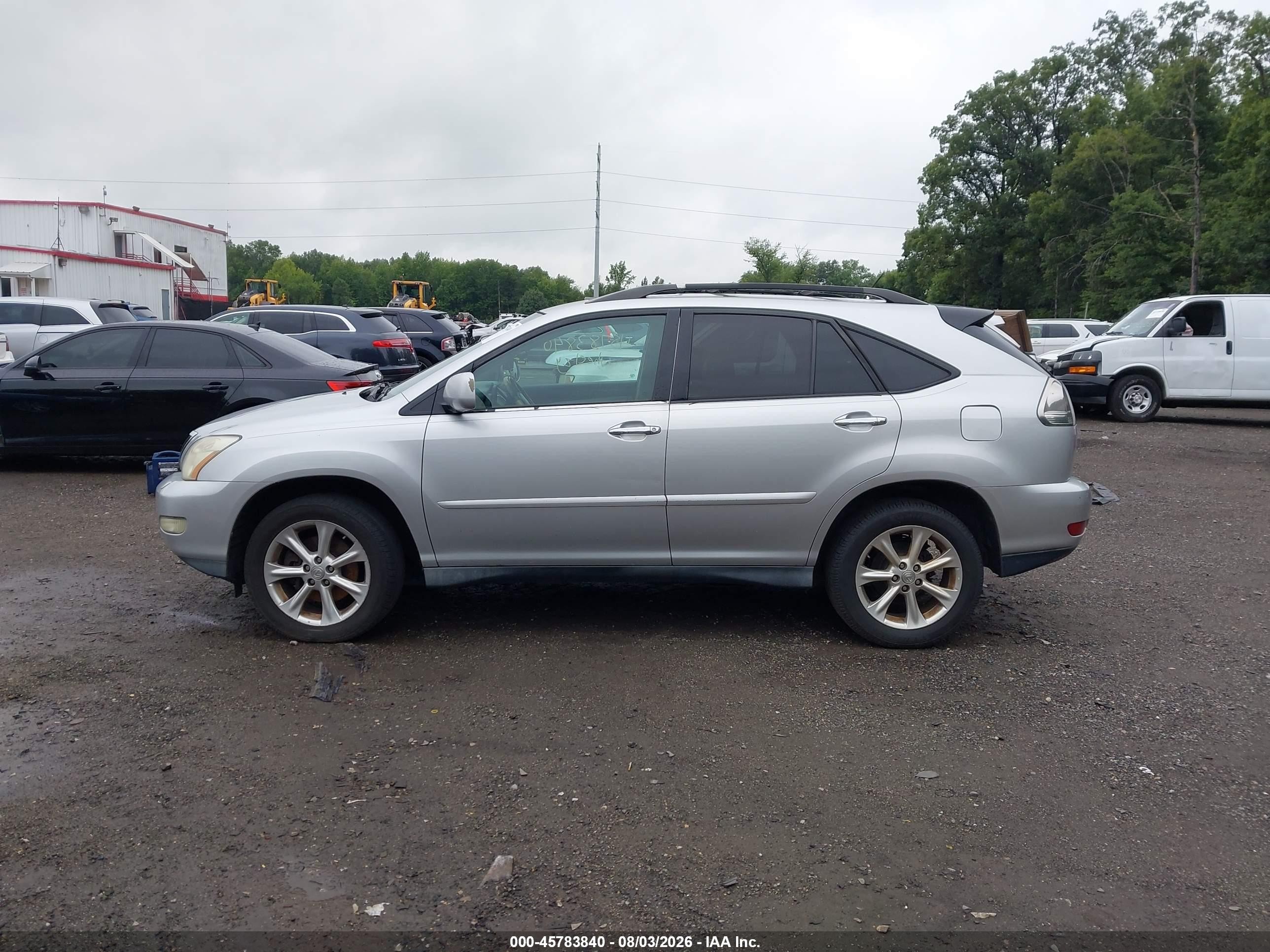 2009 Lexus Rx 350   Silver vin: 2T2GK31U29C059030
