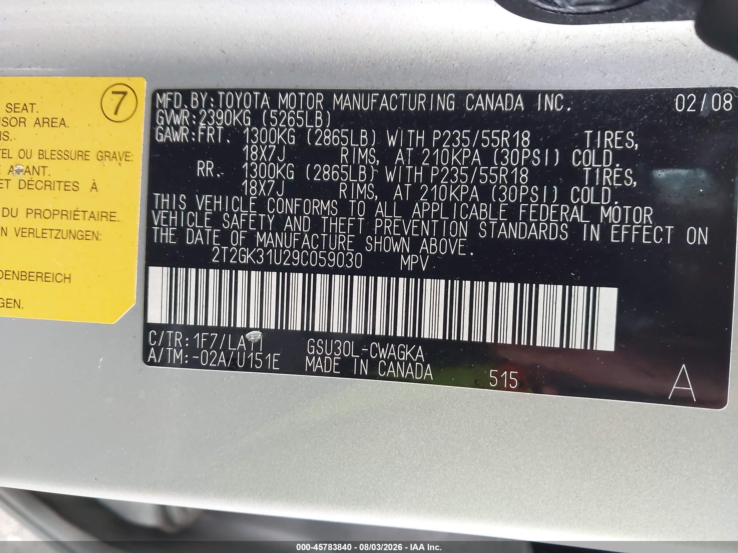2009 Lexus Rx 350   Silver vin: 2T2GK31U29C059030