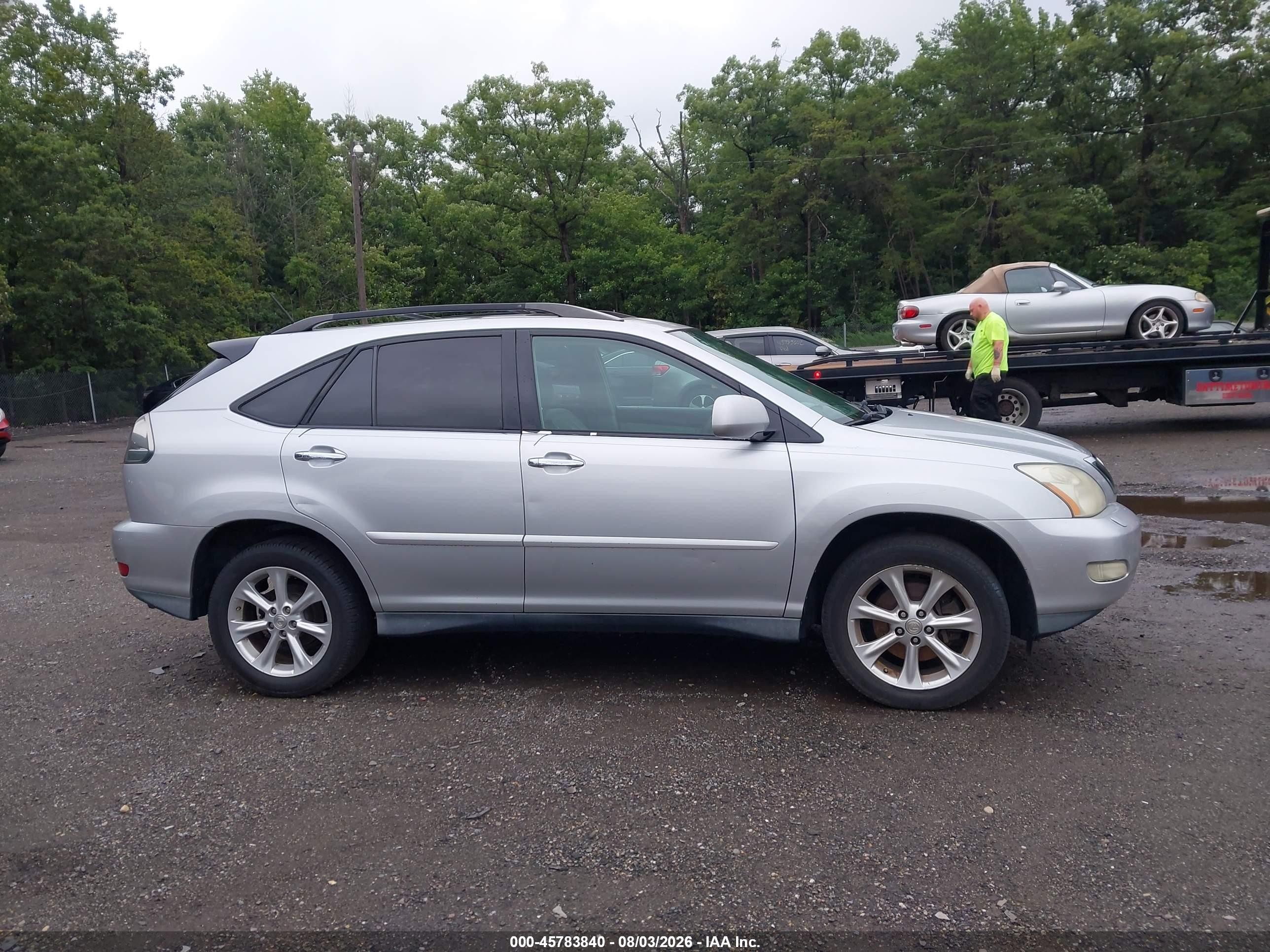 2009 Lexus Rx 350   Silver vin: 2T2GK31U29C059030