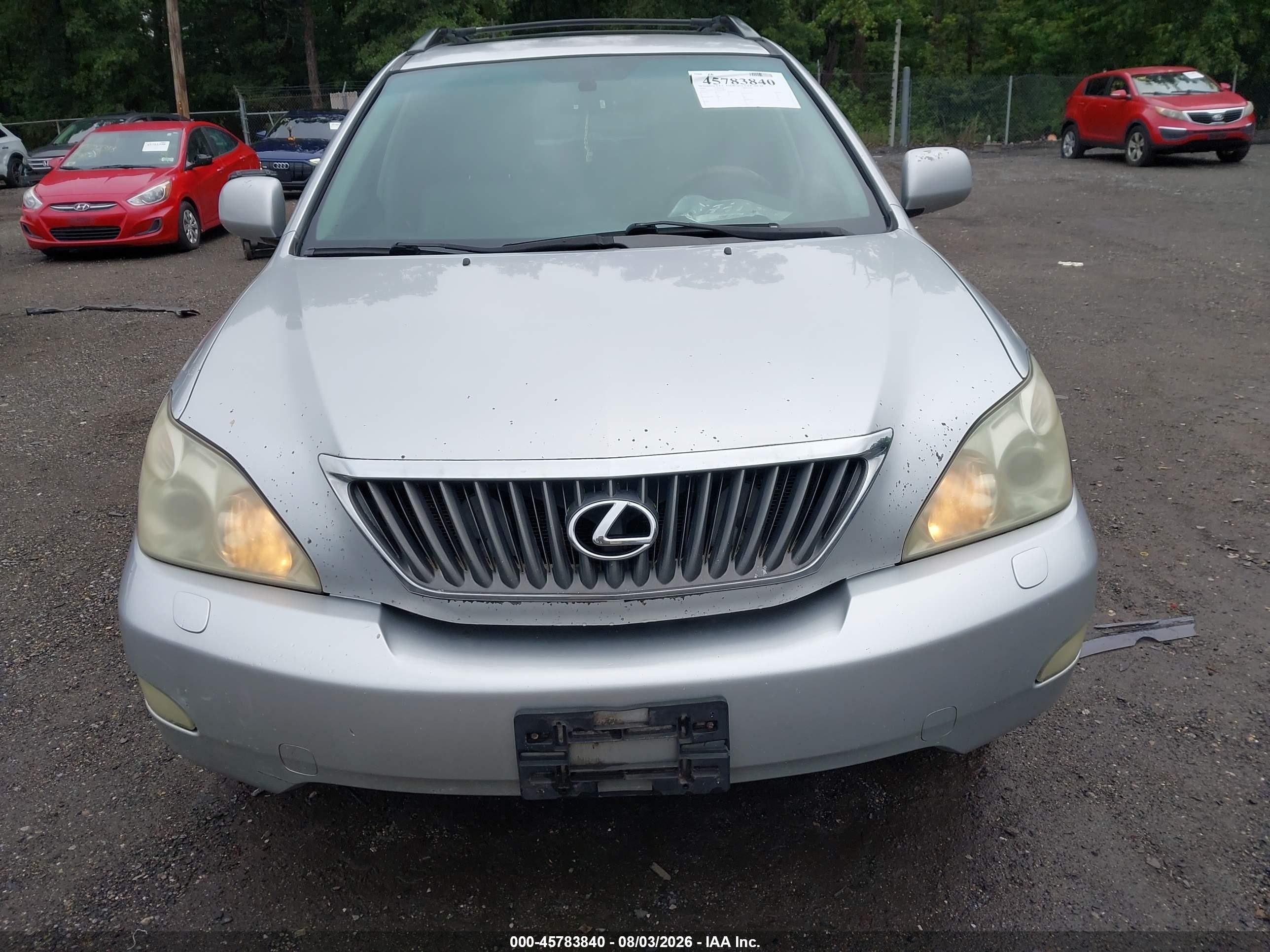 2009 Lexus Rx 350   Silver vin: 2T2GK31U29C059030