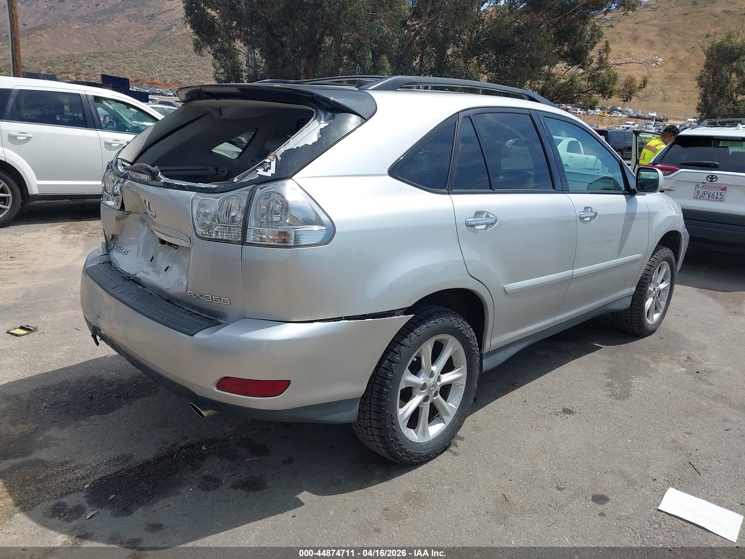 2009 Lexus Rx 350   Silver vin: 2T2GK31U29C078497