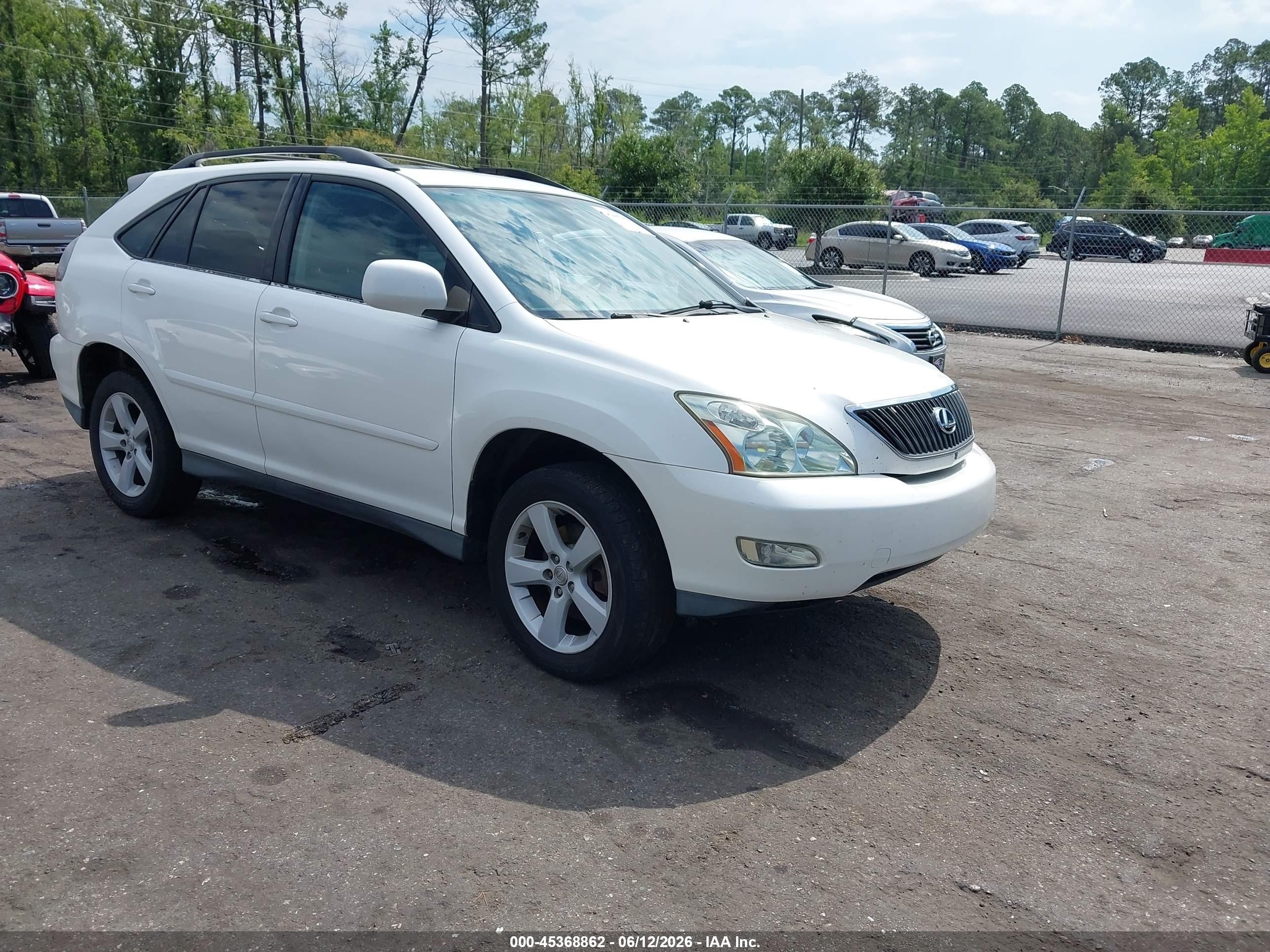 2007 Lexus Rx 350   White vin: 2T2GK31U37C006527