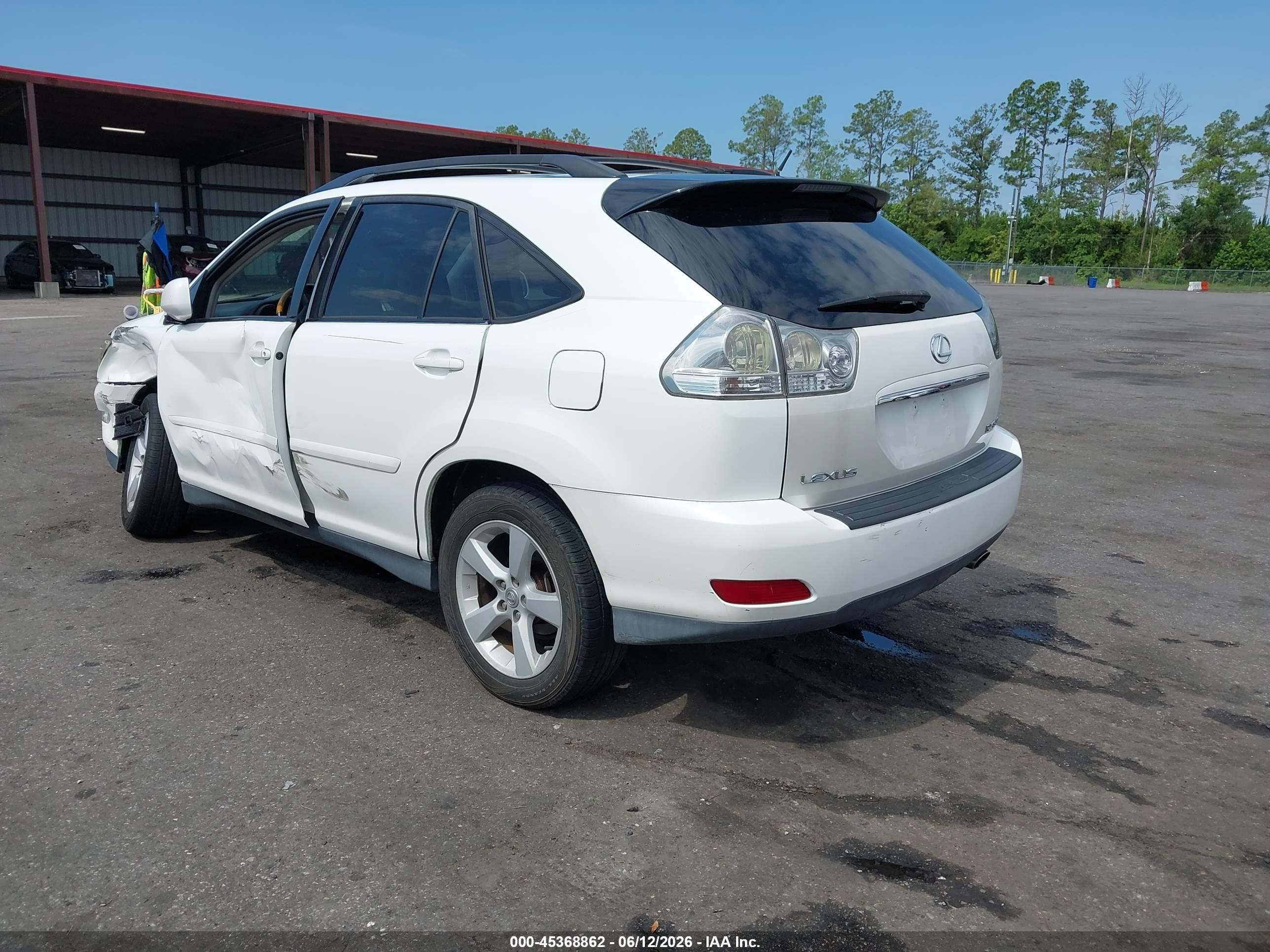 2007 Lexus Rx 350   White vin: 2T2GK31U37C006527
