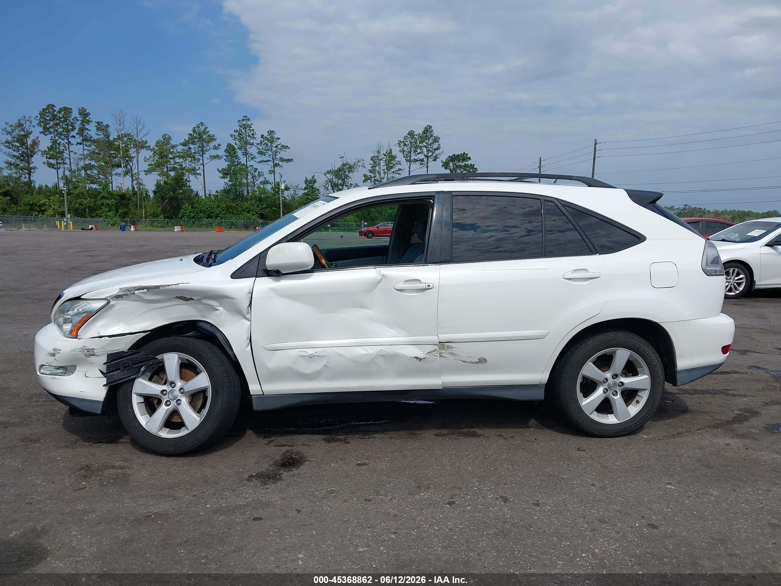 2007 Lexus Rx 350   White vin: 2T2GK31U37C006527