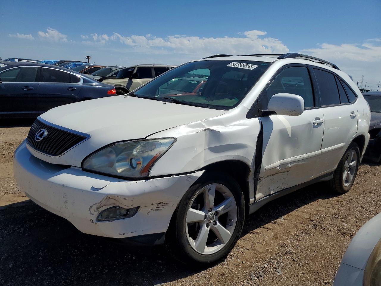 2007 Lexus Rx 350 White vin: 2T2GK31U37C006785