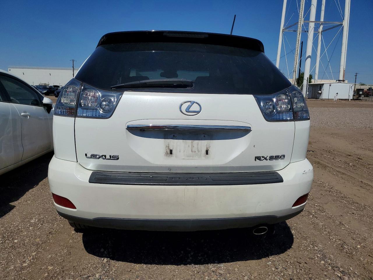 2007 Lexus Rx 350 White vin: 2T2GK31U37C006785