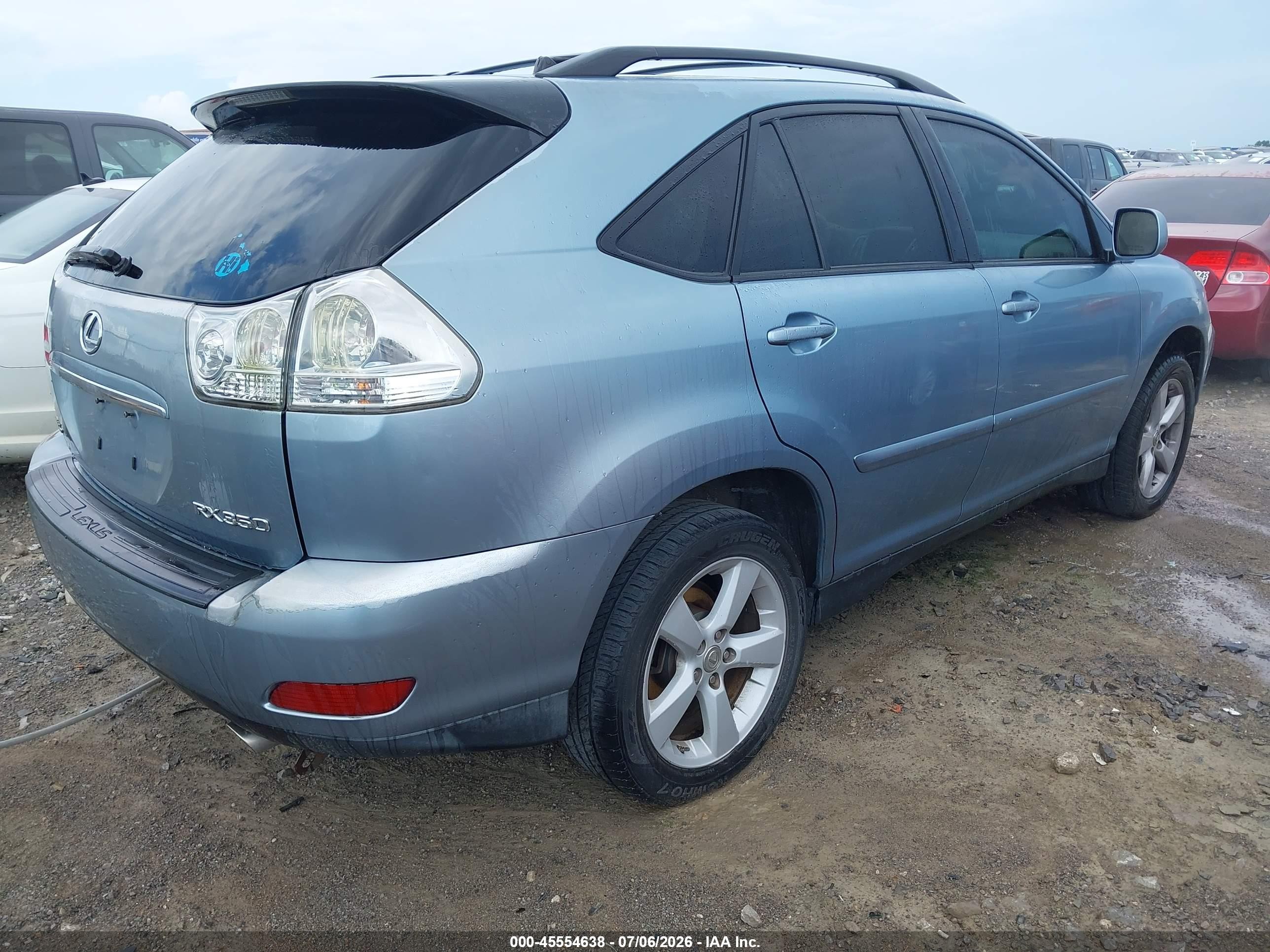 2007 Lexus Rx 350   Teal vin: 2T2GK31U37C008987