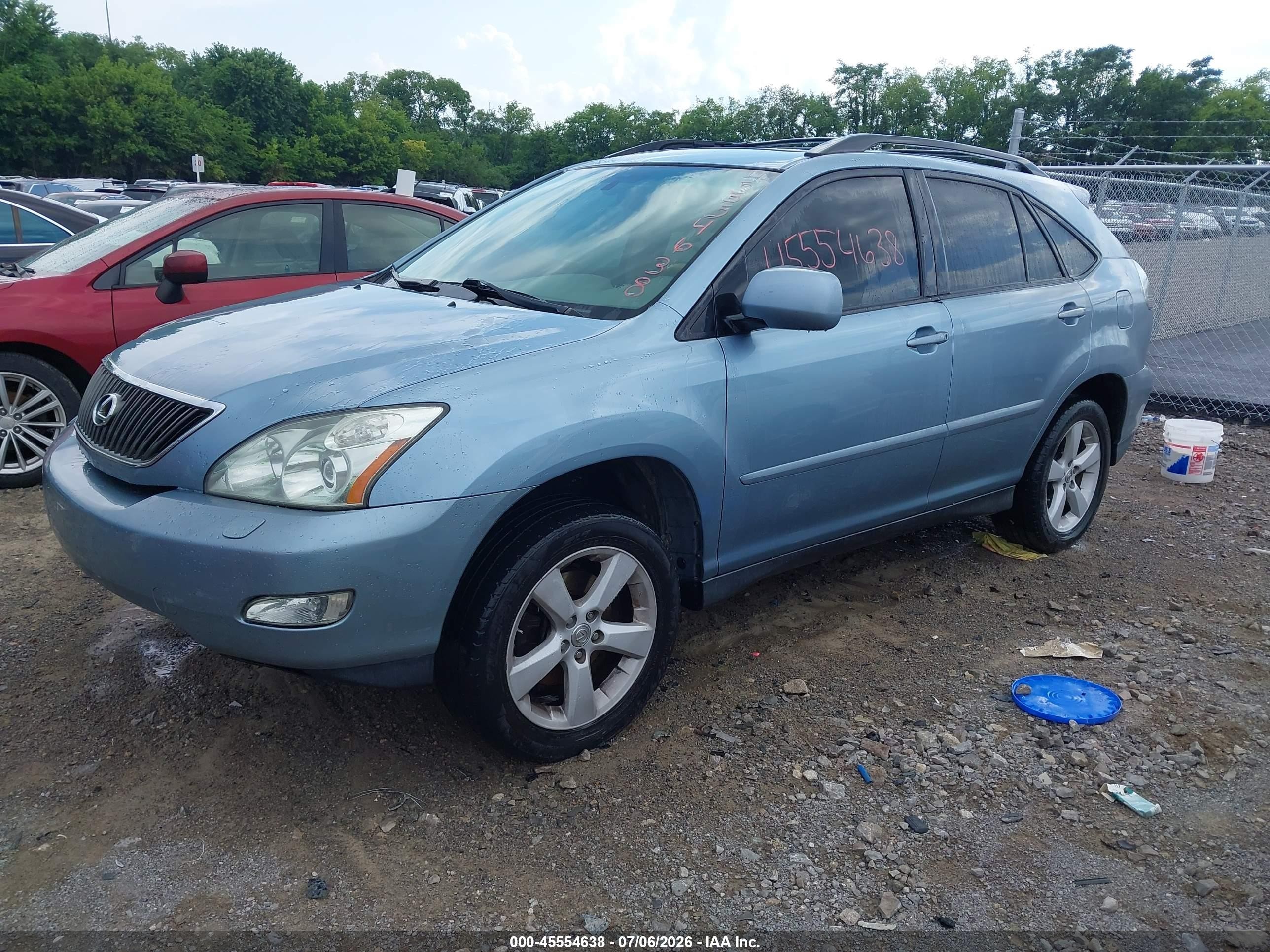 2007 Lexus Rx 350   Teal vin: 2T2GK31U37C008987
