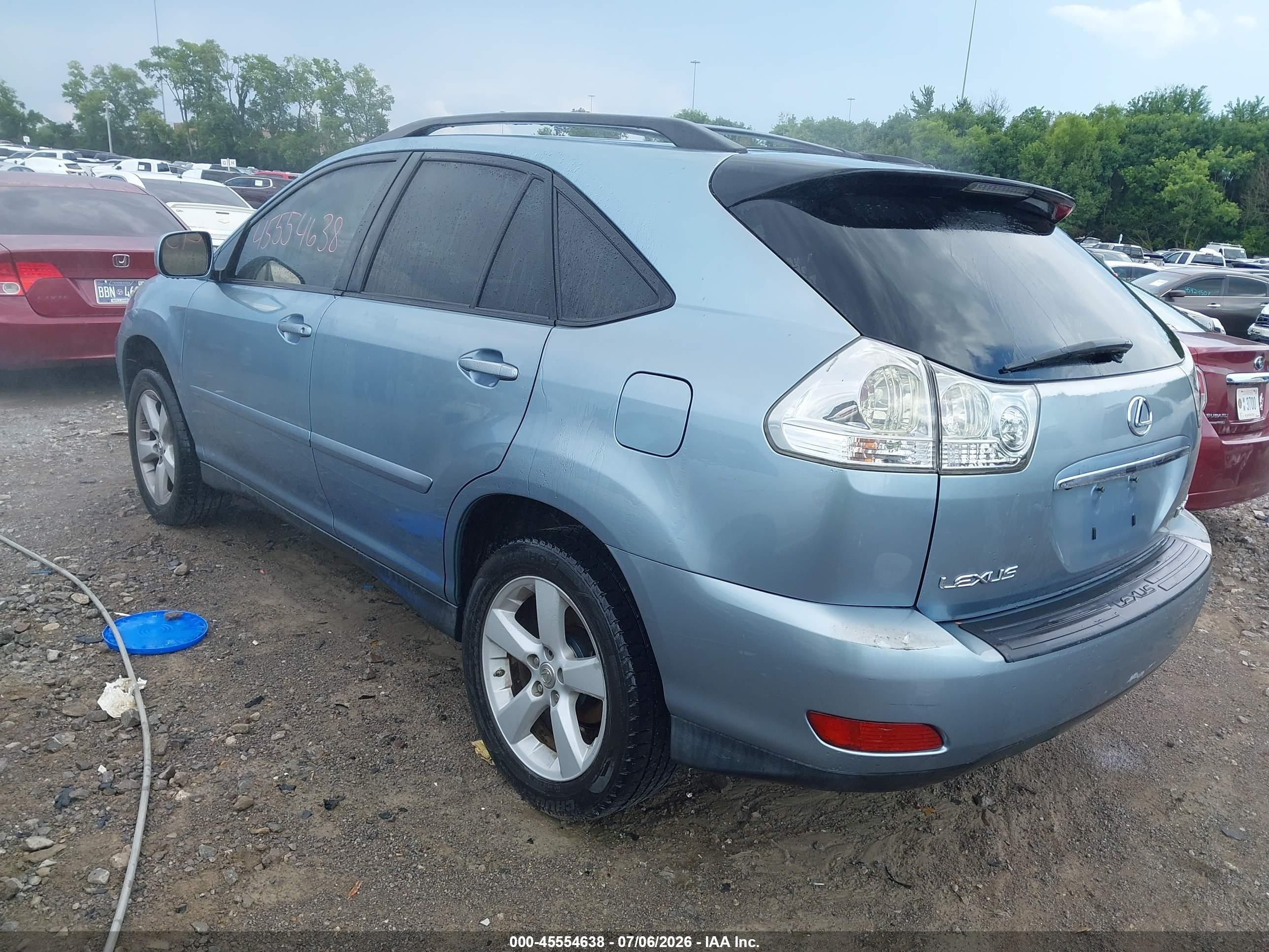 2007 Lexus Rx 350   Teal vin: 2T2GK31U37C008987