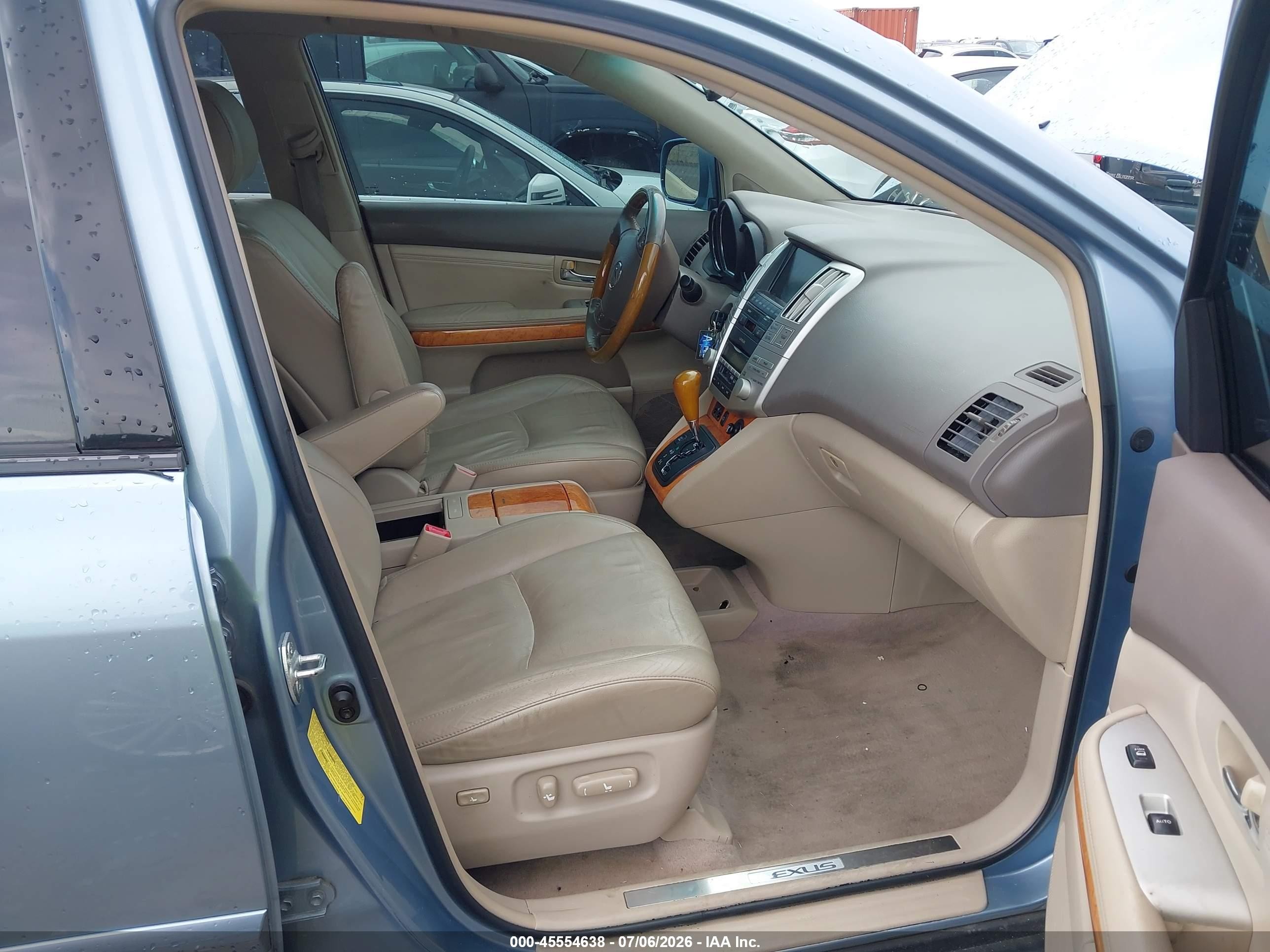 2007 Lexus Rx 350   Teal vin: 2T2GK31U37C008987