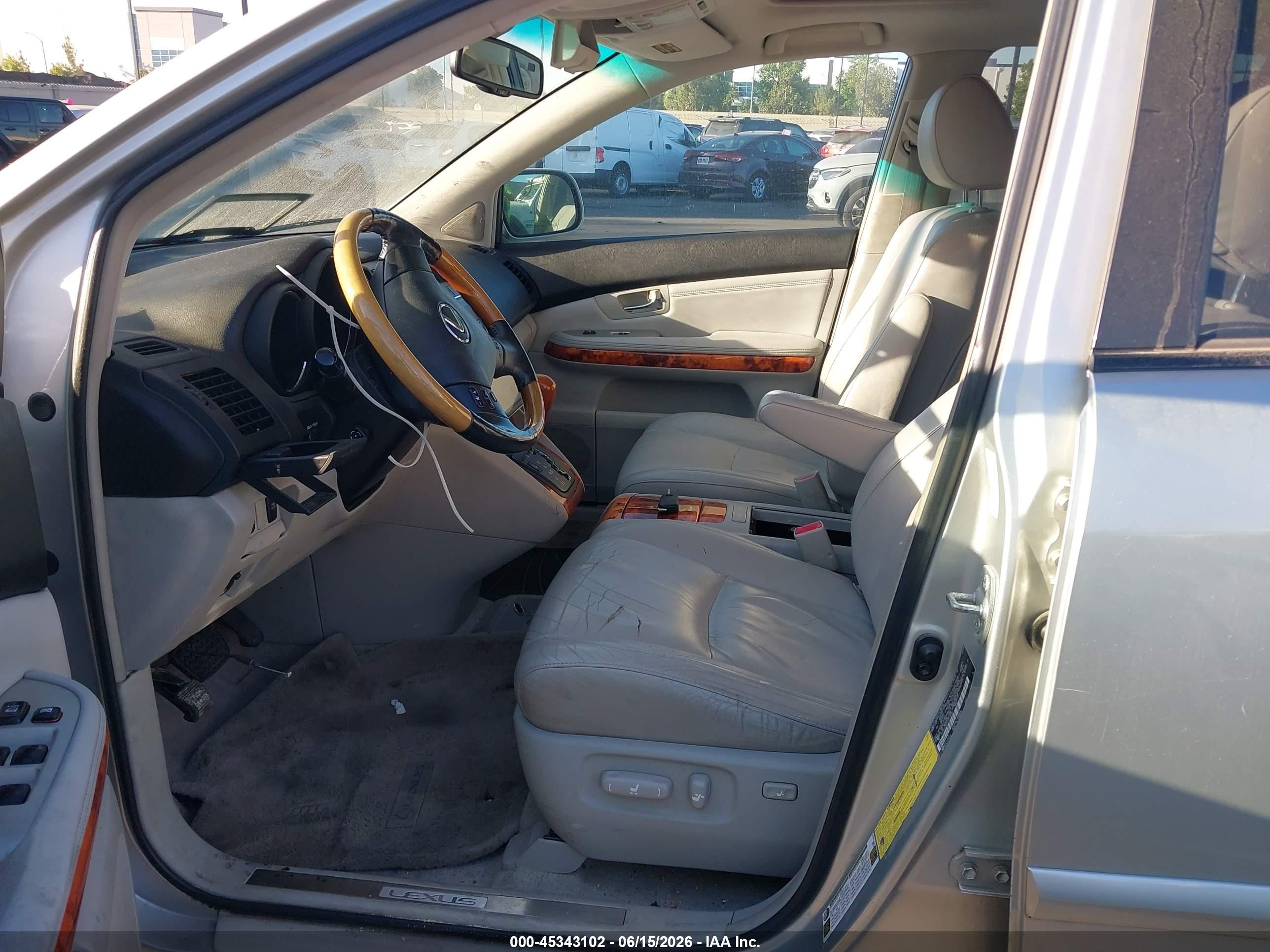 2007 Lexus Rx 350   Silver vin: 2T2GK31U37C013025
