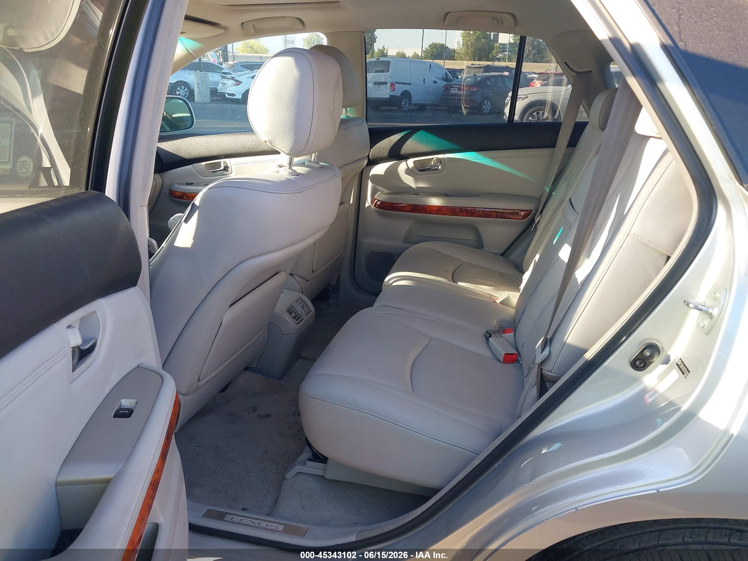 2007 Lexus Rx 350   Silver vin: 2T2GK31U37C013025