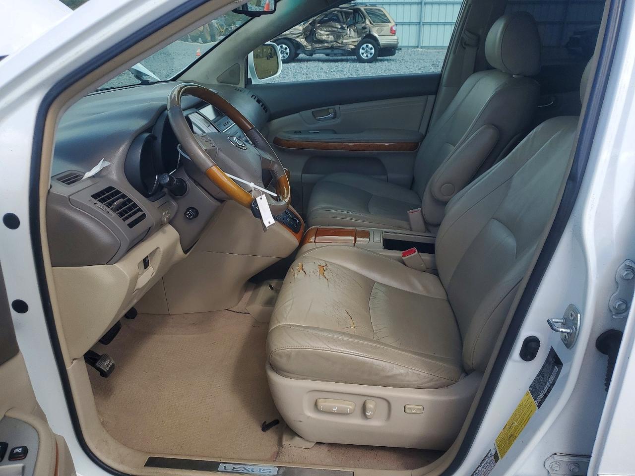 2007 Lexus Rx 350 Base White vin: 2T2GK31U37C014269