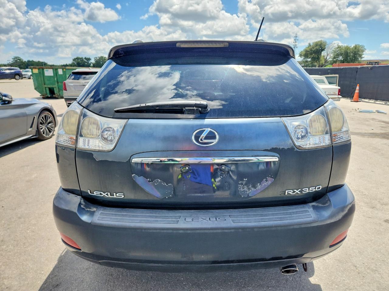 2007 Lexus Rx 350 Синий vin: 2T2GK31U37C015048