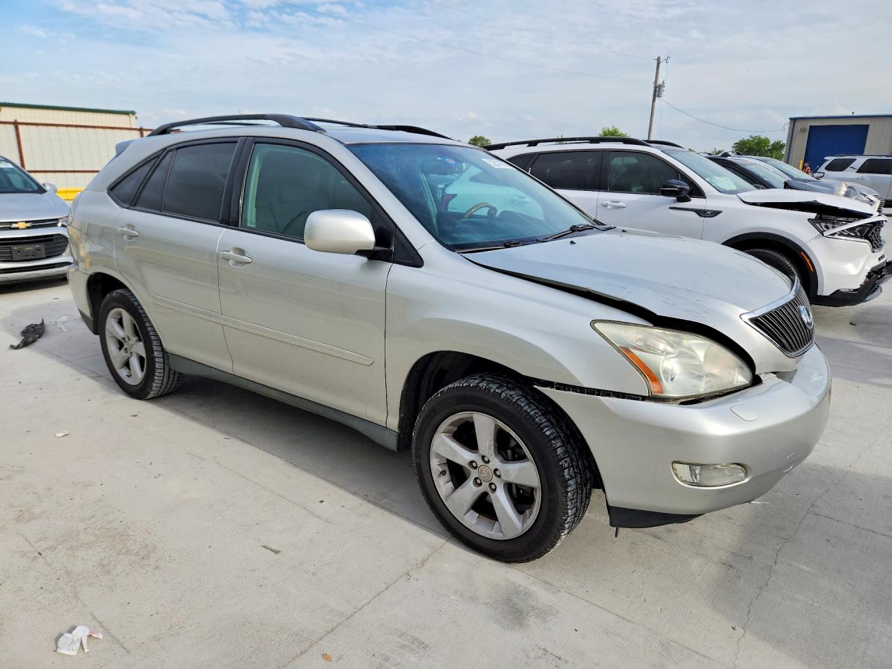 2007 Lexus Rx 350 Silver vin: 2T2GK31U37C020475