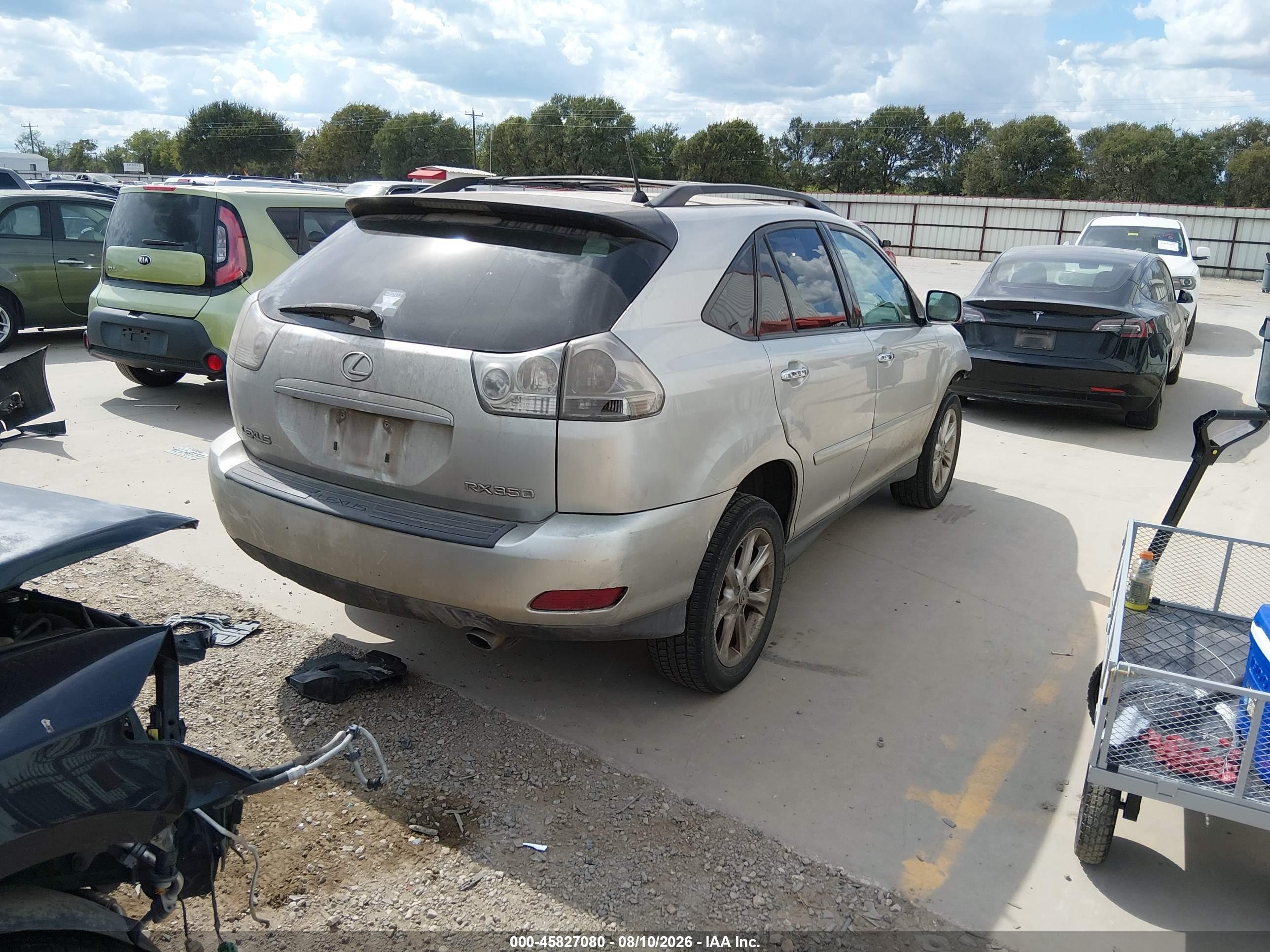 2008 Lexus Rx 350 Silver vin: 2T2GK31U38C028870
