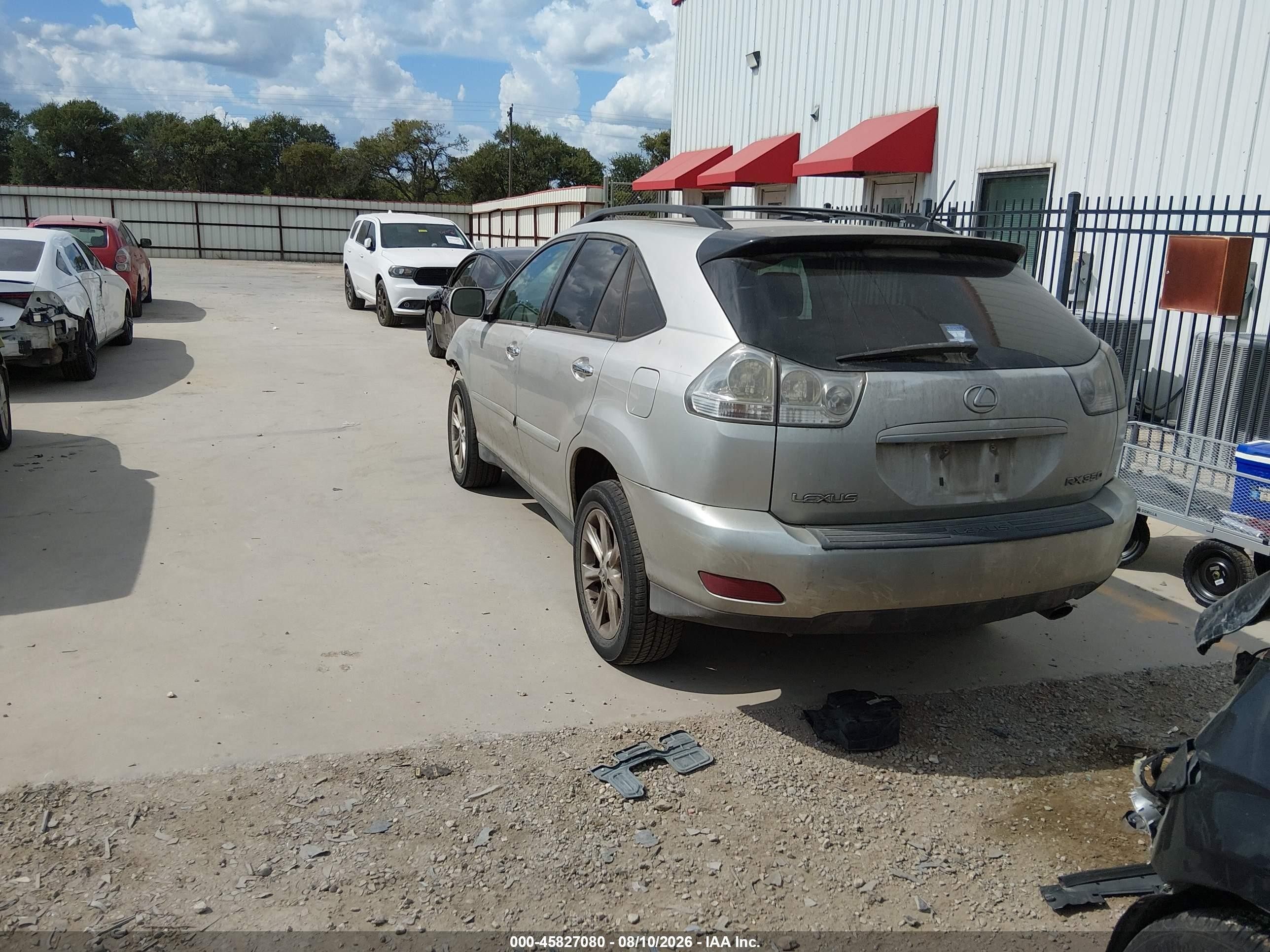 2008 Lexus Rx 350 Silver vin: 2T2GK31U38C028870