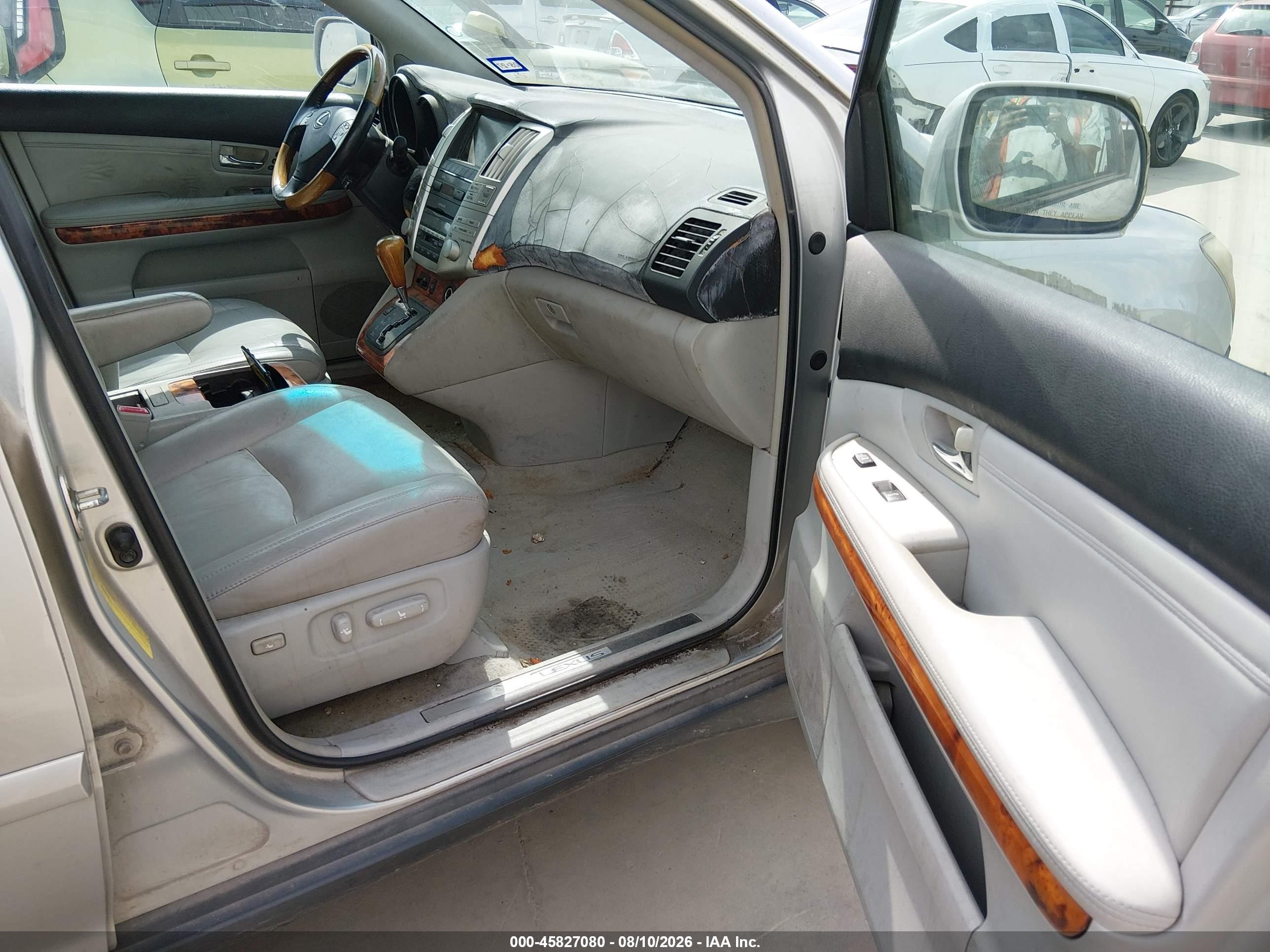 2008 Lexus Rx 350 Silver vin: 2T2GK31U38C028870
