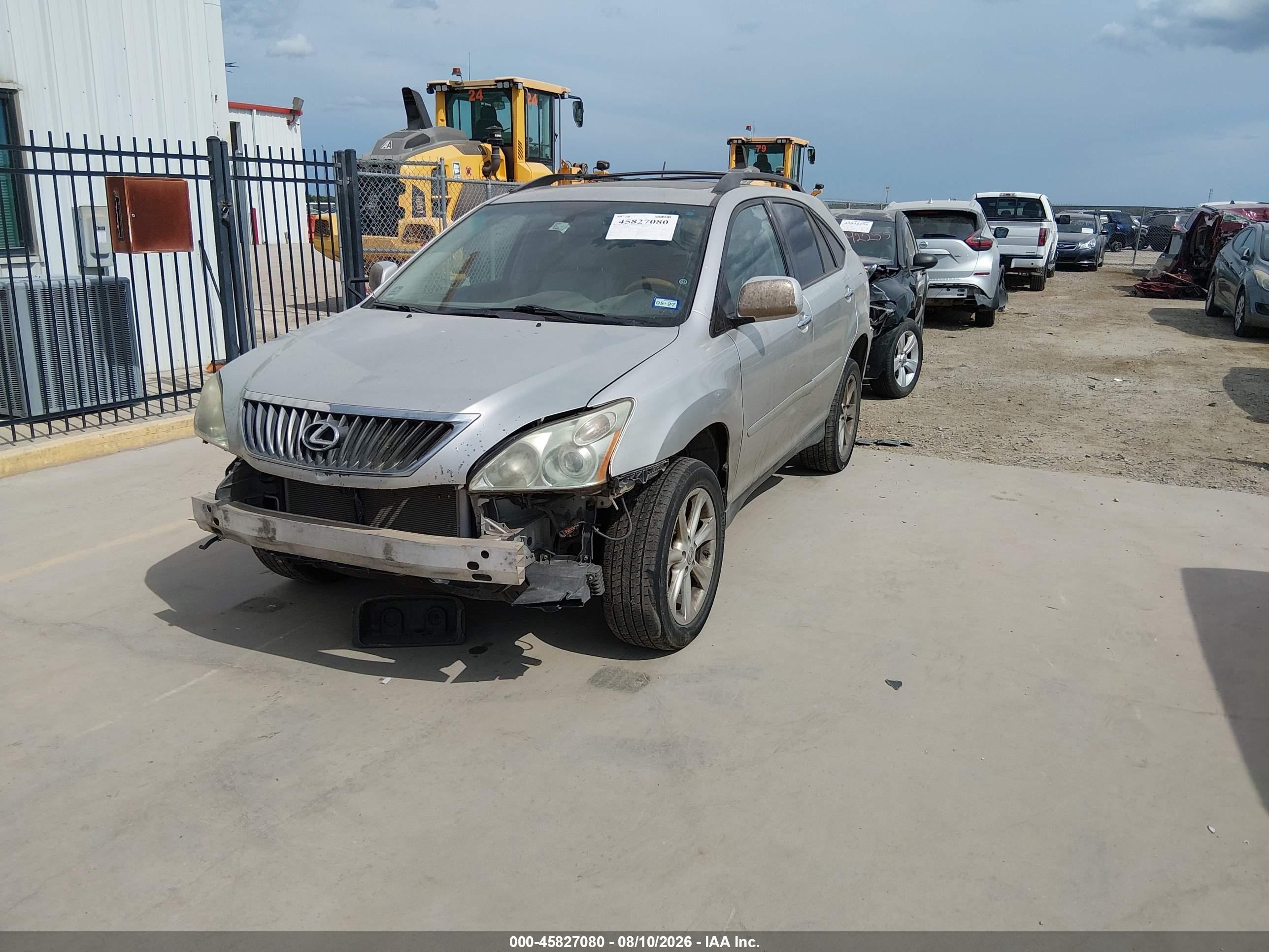 2008 Lexus Rx 350 Silver vin: 2T2GK31U38C028870