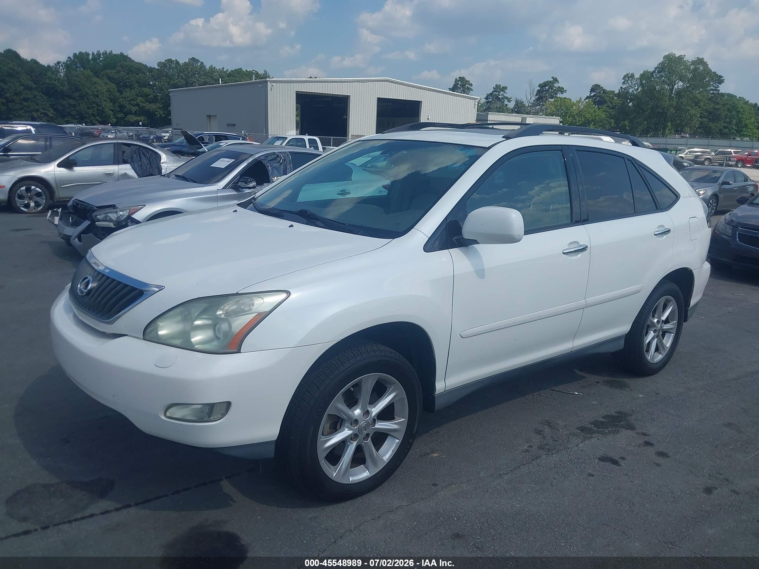2008 Lexus Rx 350   White vin: 2T2GK31U38C031669
