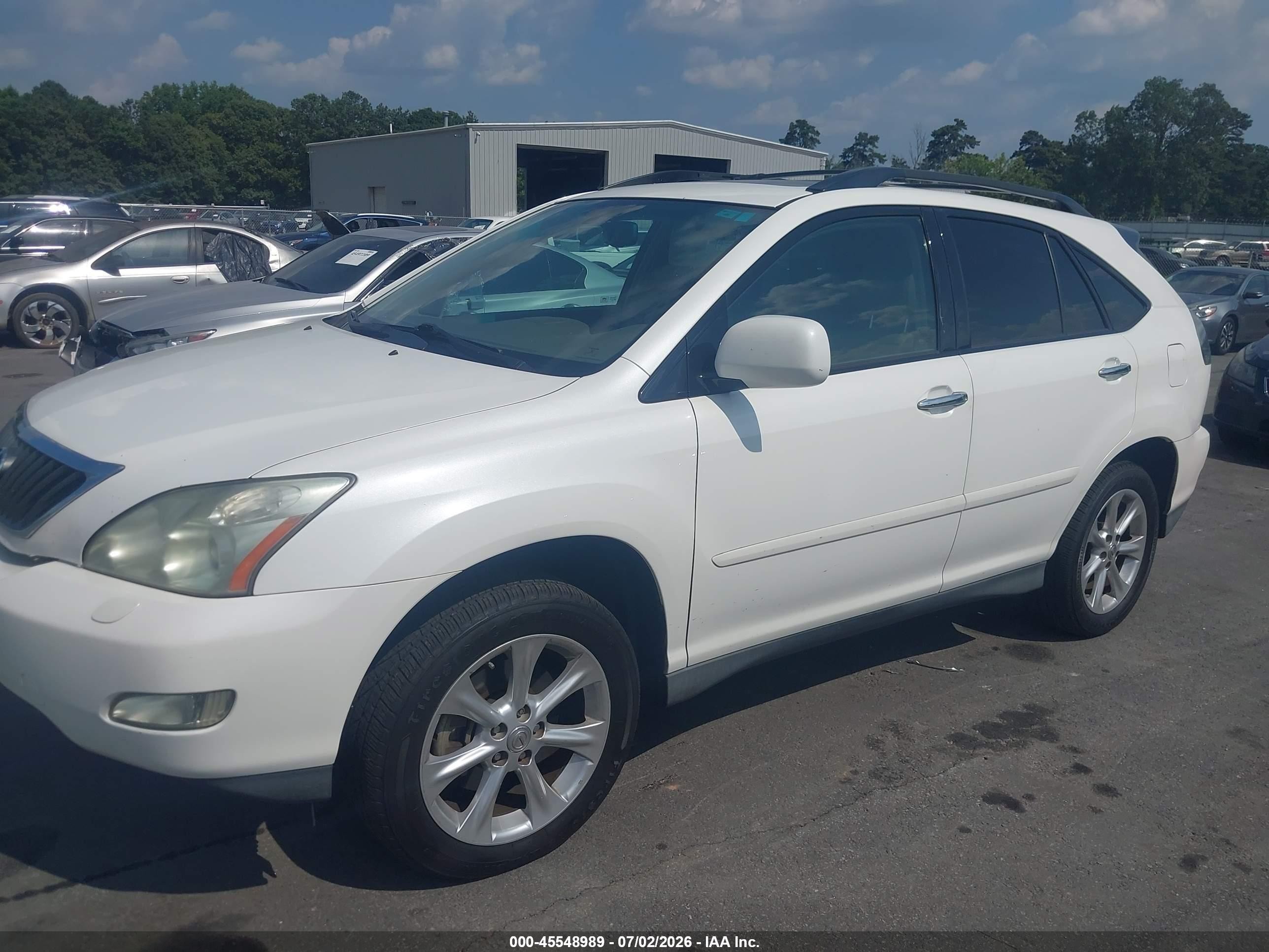 2008 Lexus Rx 350   White vin: 2T2GK31U38C031669