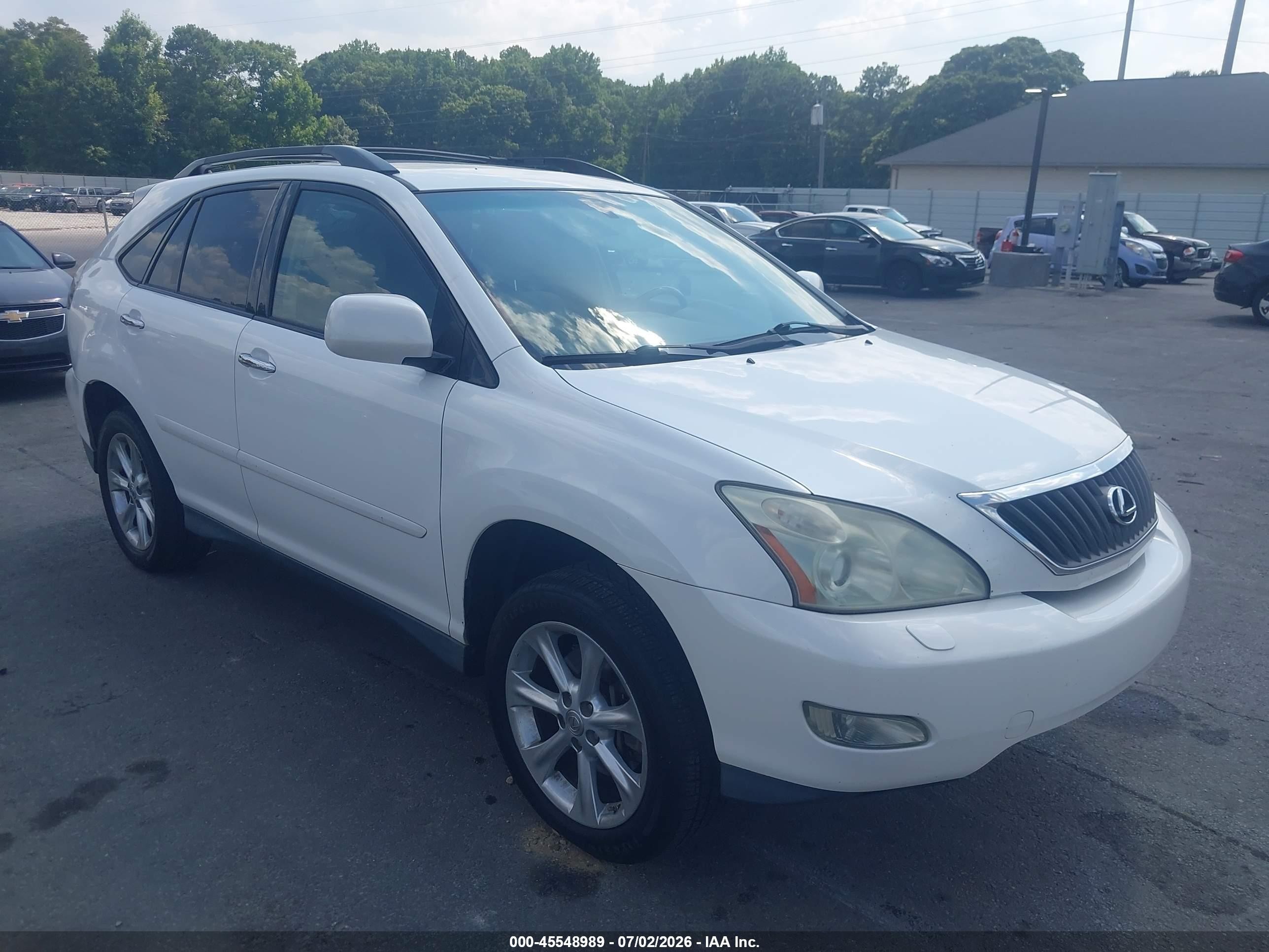 2008 Lexus Rx 350   White vin: 2T2GK31U38C031669