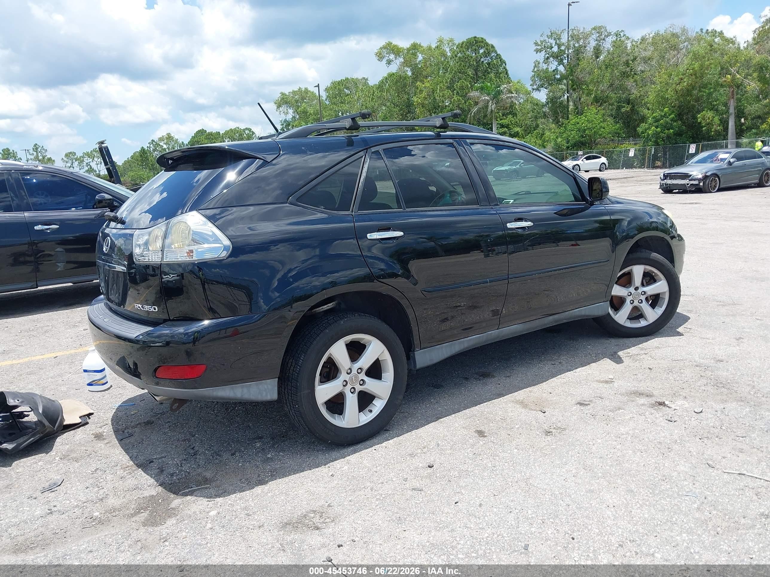 2008 Lexus Rx 350 Black vin: 2T2GK31U38C032501