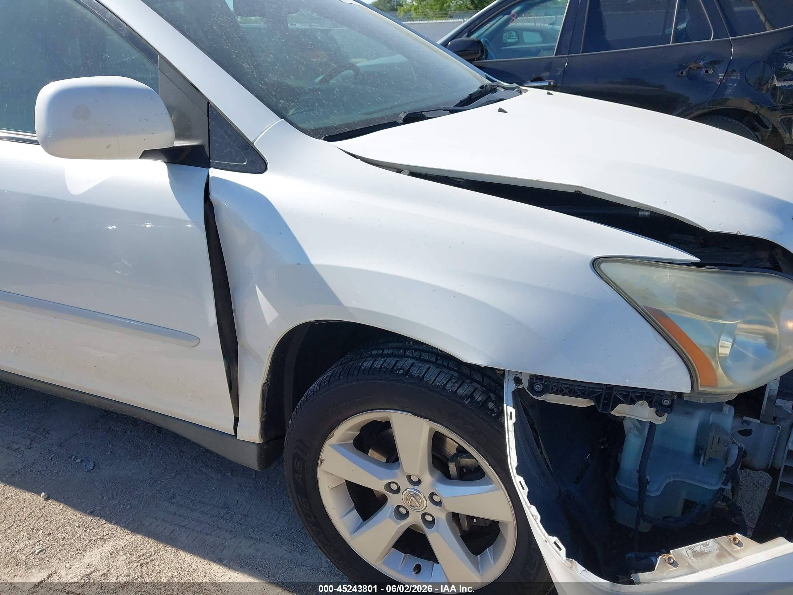 2008 Lexus Rx 350   White vin: 2T2GK31U38C037231