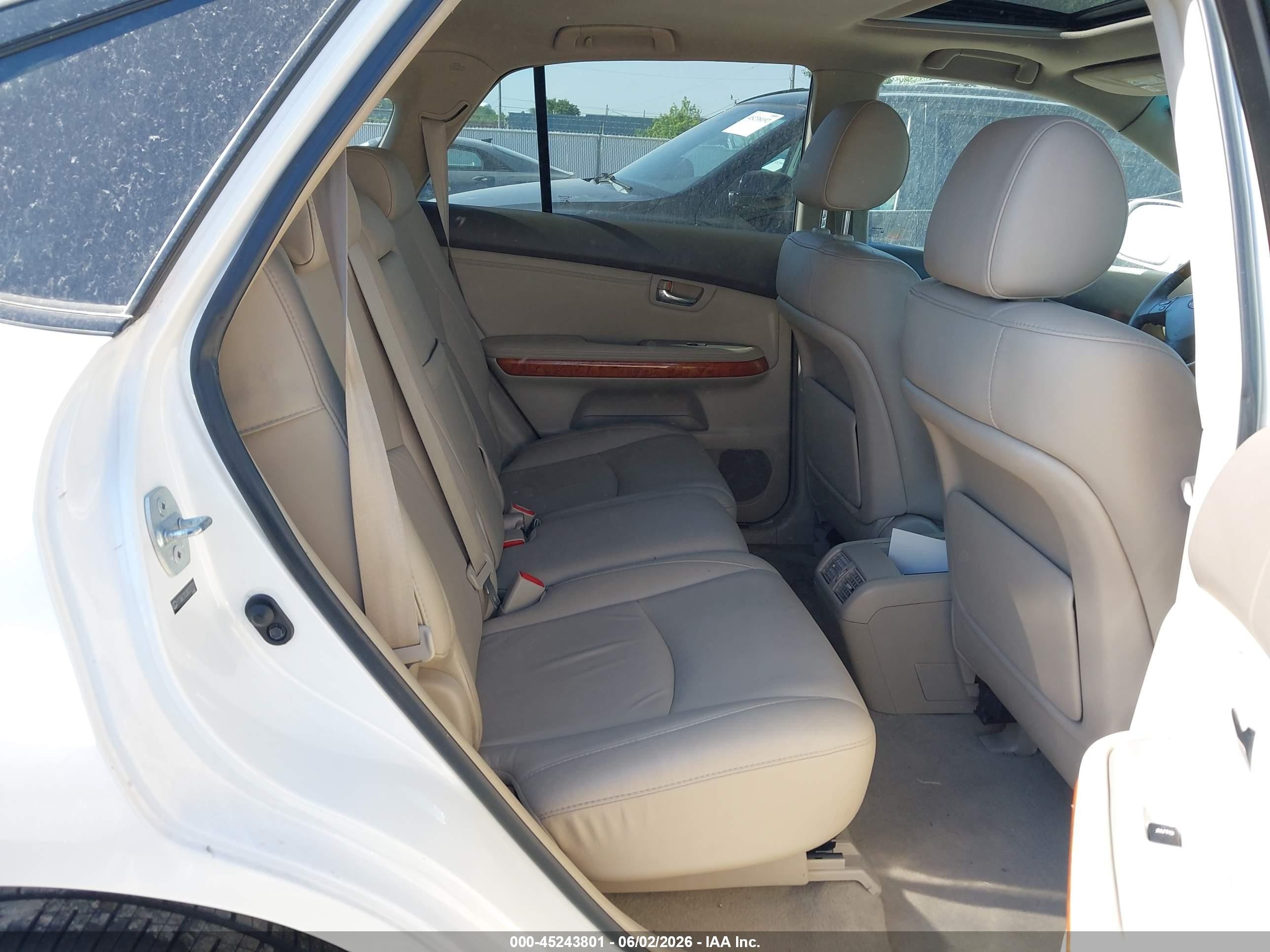 2008 Lexus Rx 350   White vin: 2T2GK31U38C037231