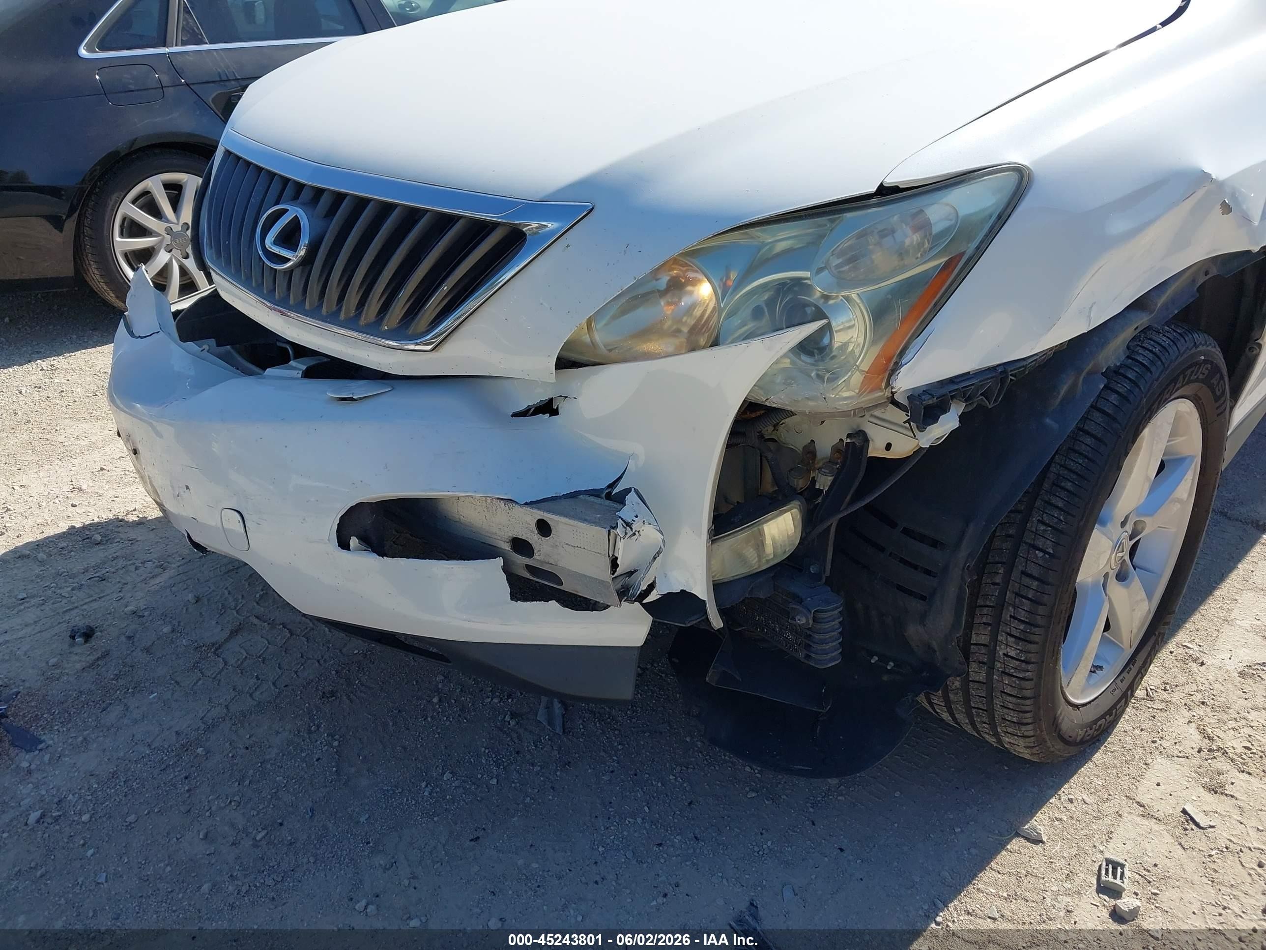 2008 Lexus Rx 350   White vin: 2T2GK31U38C037231